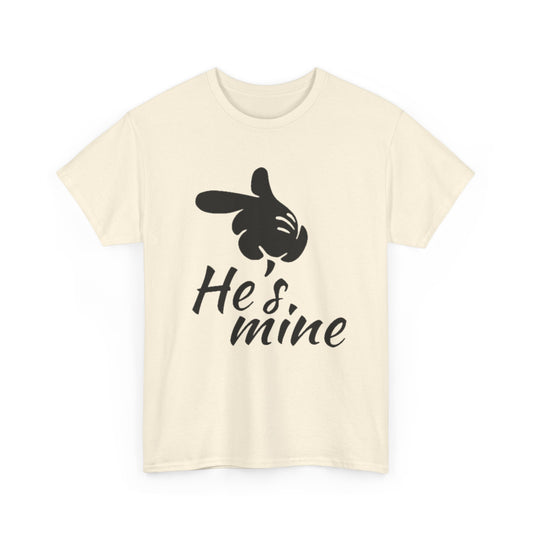 HE'S MINE/SHE'S MINE Couples Tshirt 1