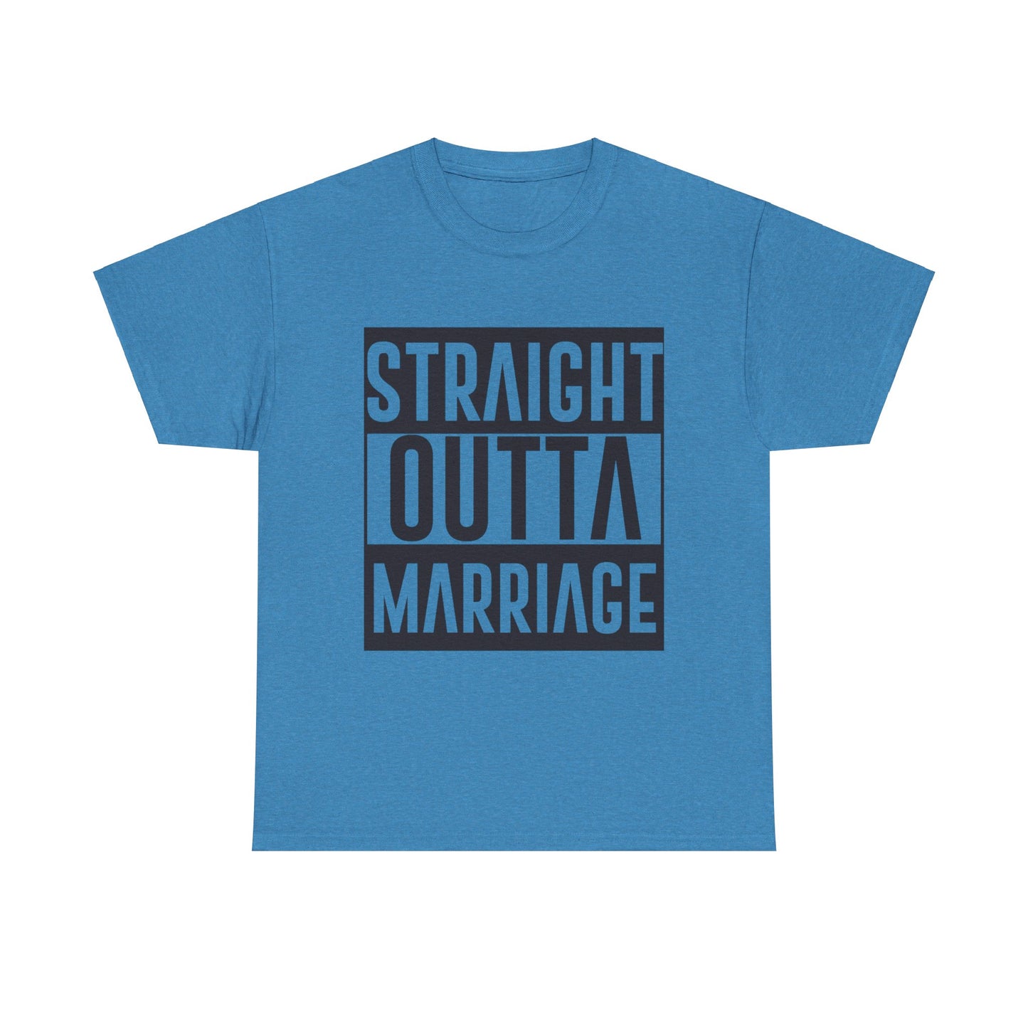 STRAIGHT OUTTA MARRIAGE Couples Tshirt 2