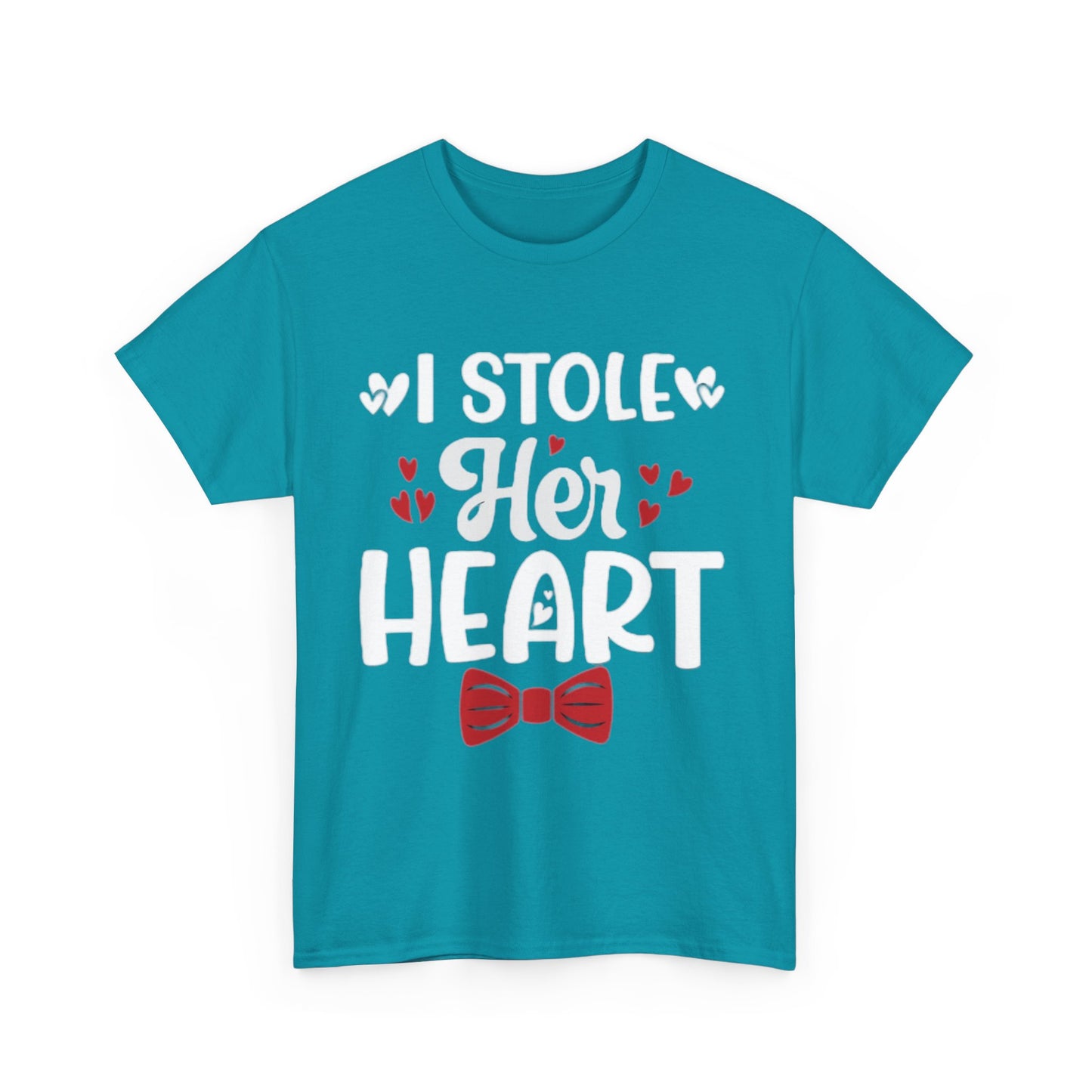 I STOLE HIS HEART/ I STOLE HER HEART Couples Tshirt 2 - Couples Fashion Wear