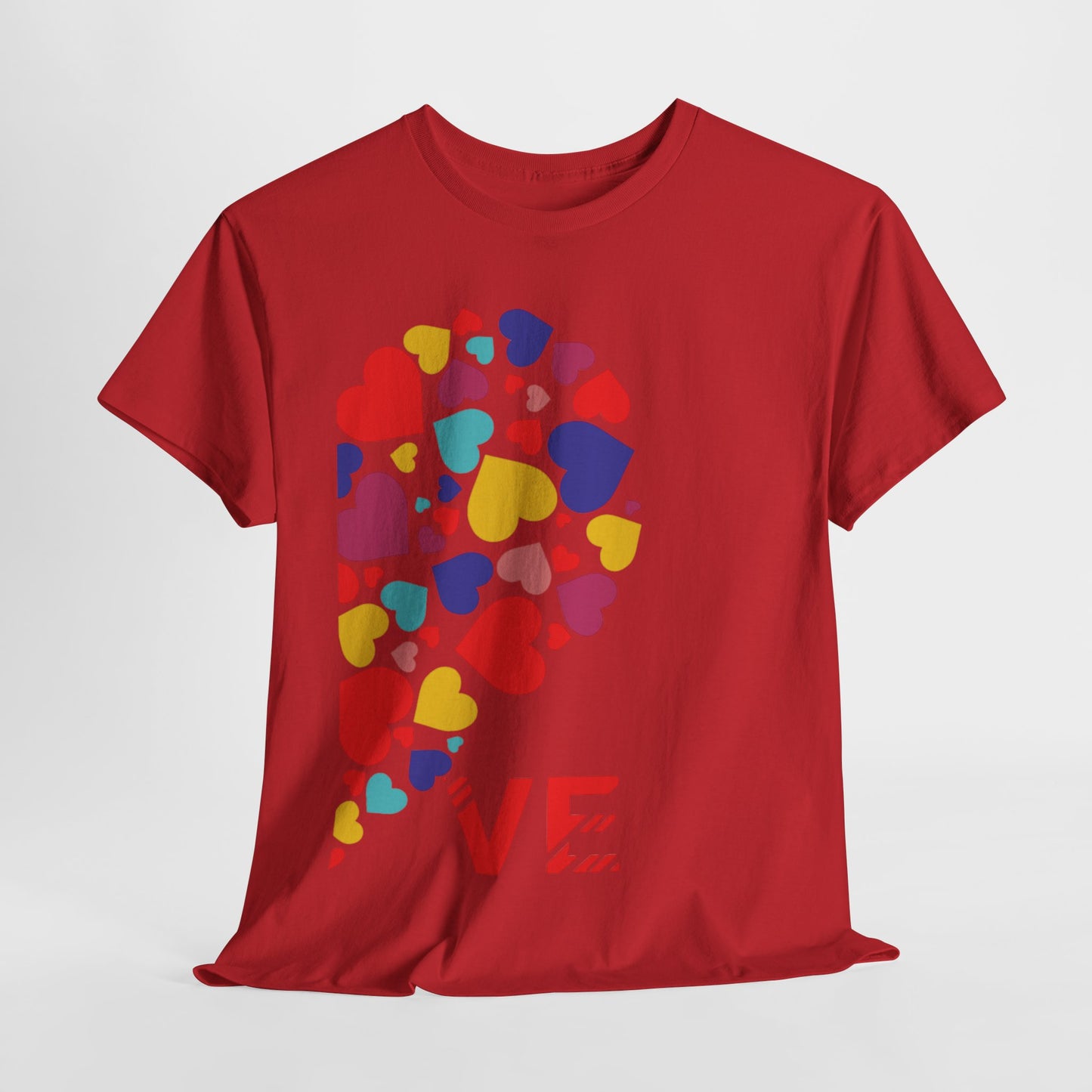 LO/VE HALF MINI HEARTS Couples Tshirt 2 - Couples Fashion Wear