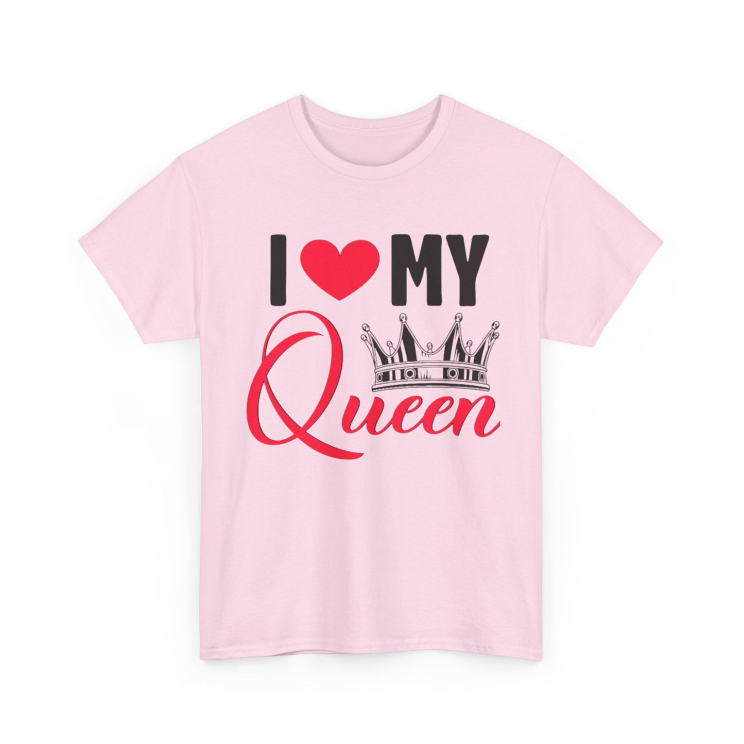 I LOVE MY KING/ I LOVE MY QUEEN Couples Tshirt 2