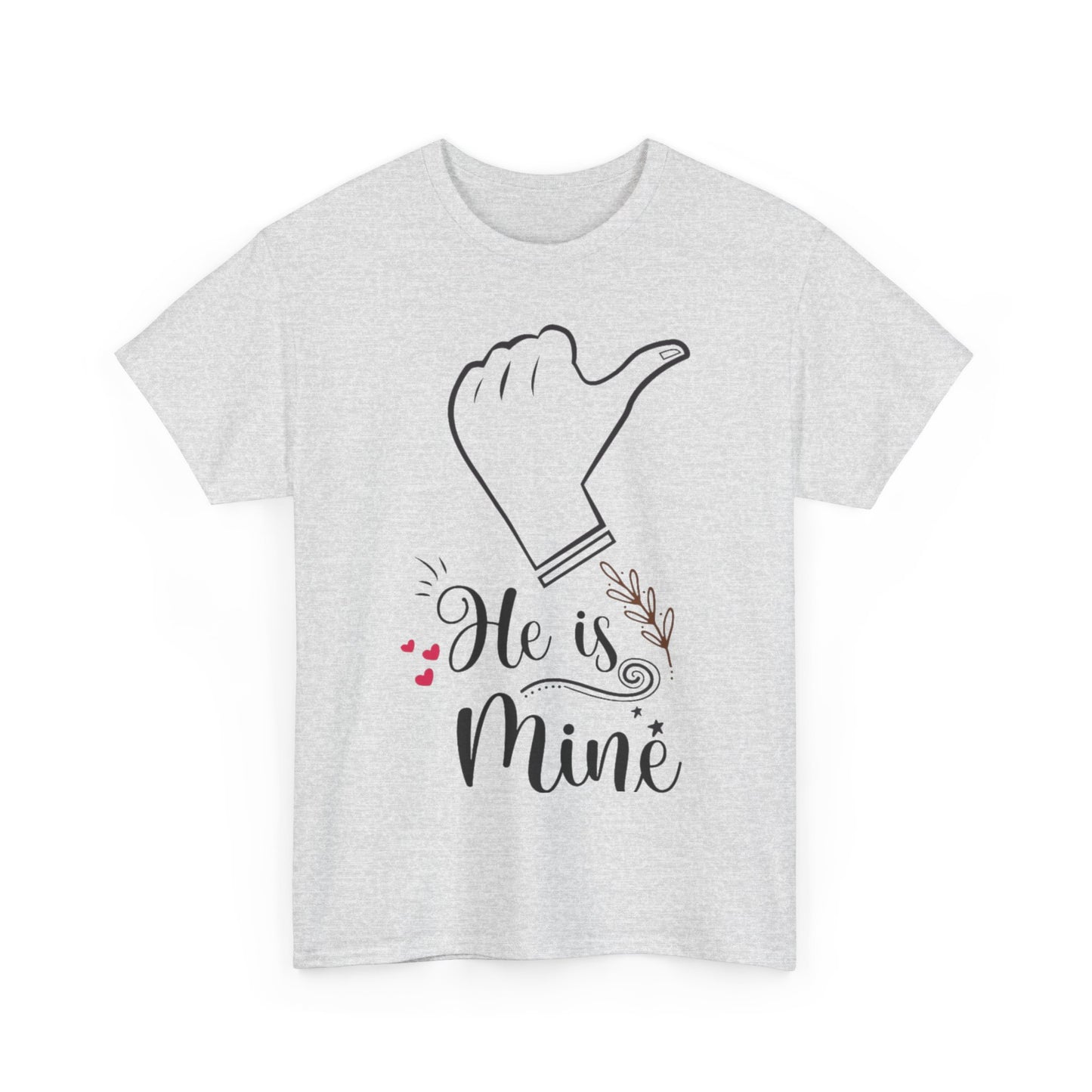 HE IS MINE/SHE IS MINE Couples Tshirt 1 - Couples Fashion Wear