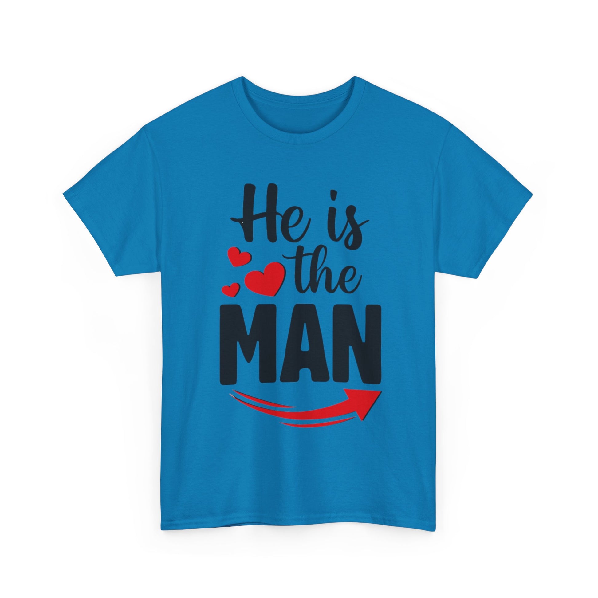 HE IS THE MAN/BUT SHE IS THE BOSS Couples Tshirt 1 - Couples Fashion Wear