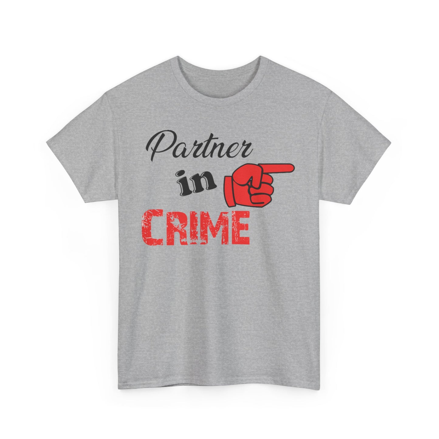 Partner in Crime Couples Tshirt