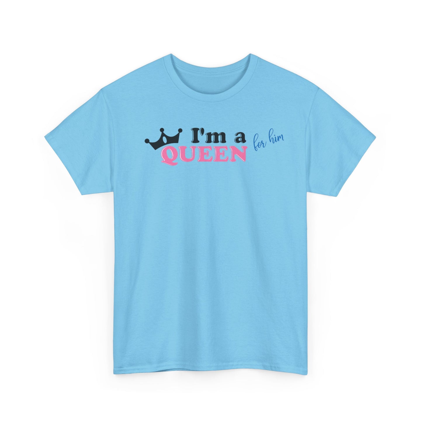 IM A KING For Her/ IM A QUEEN For Him Couples Tshirt 2 - Couples Fashion Wear Perfect for Martin Luther King Jr. Day 2025