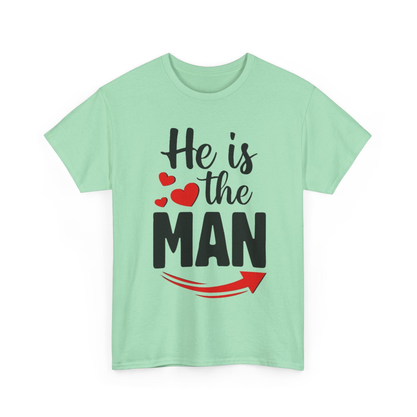 HE IS THE MAN/BUT SHE IS THE BOSS Couples Tshirt 1 - Couples Fashion Wear