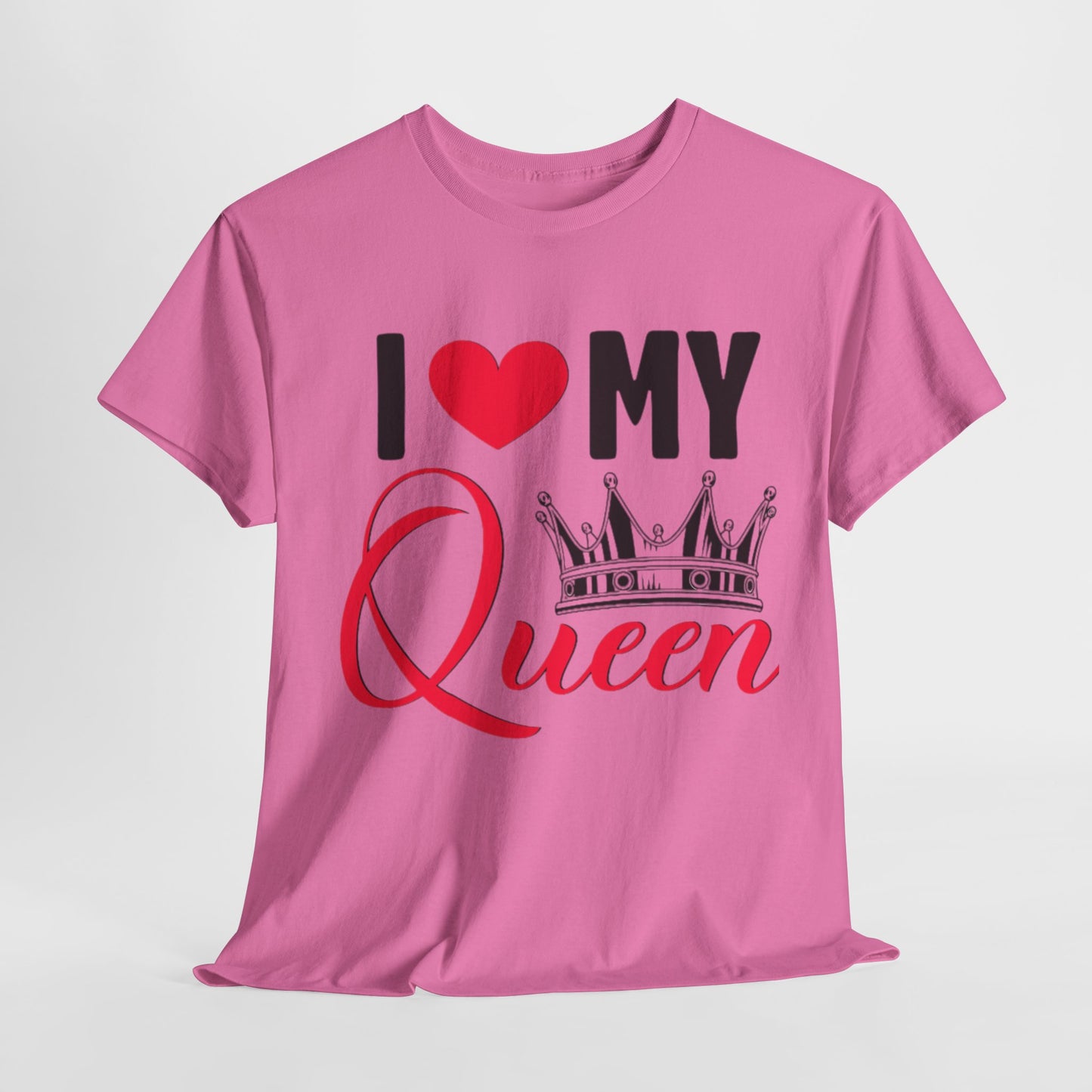 I LOVE MY KING/ I LOVE MY QUEEN Couples Tshirt 2