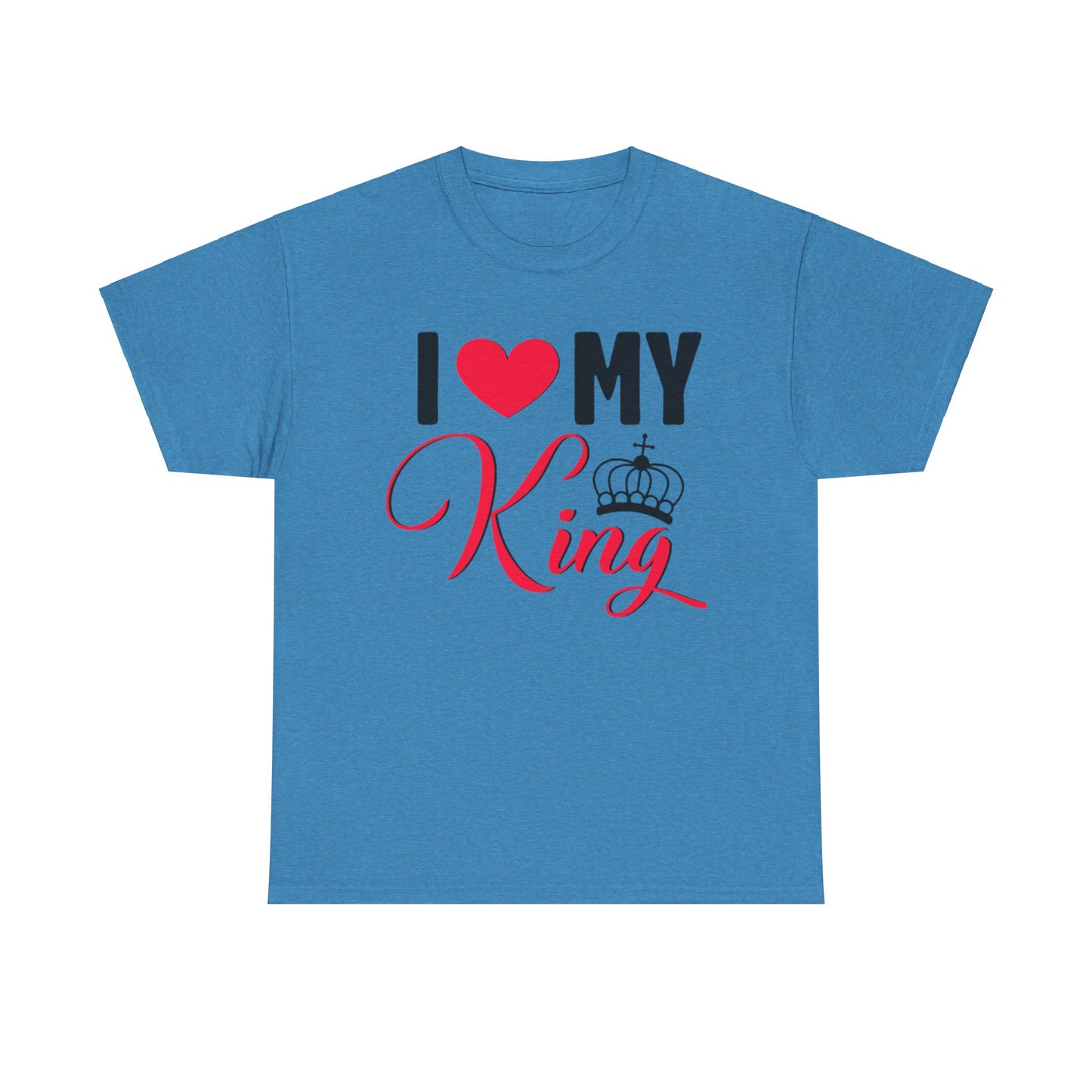 I LOVE MY KING/ I LOVE MY QUEEN Couples Tshirt 1