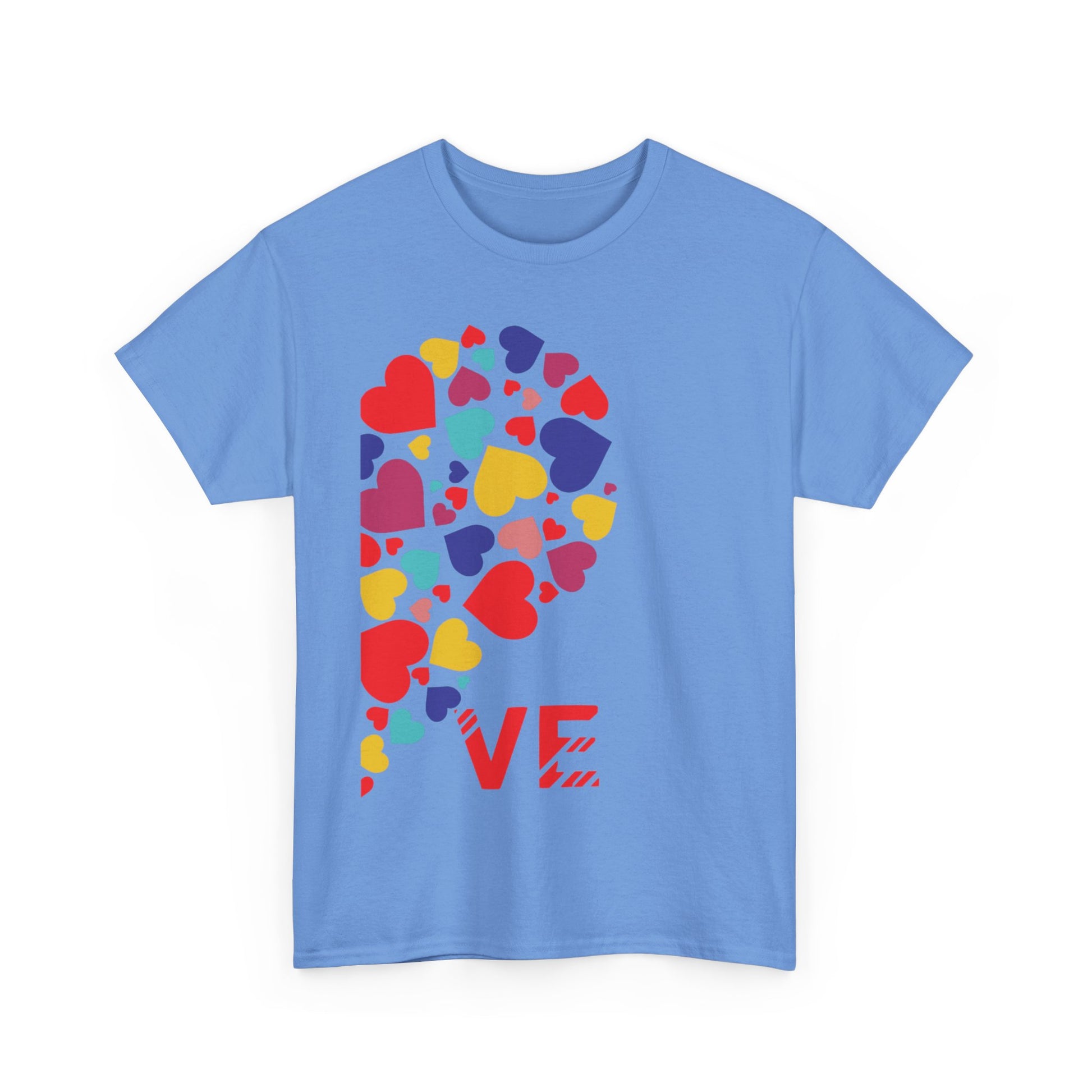 LO/VE HALF MINI HEARTS Couples Tshirt 2 - Couples Fashion Wear