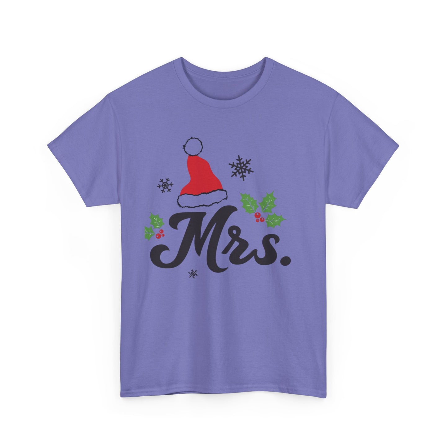 MR./MRS. CHRISTMAS HAT Couples Tshirt 2 - Couples Fashion Wear