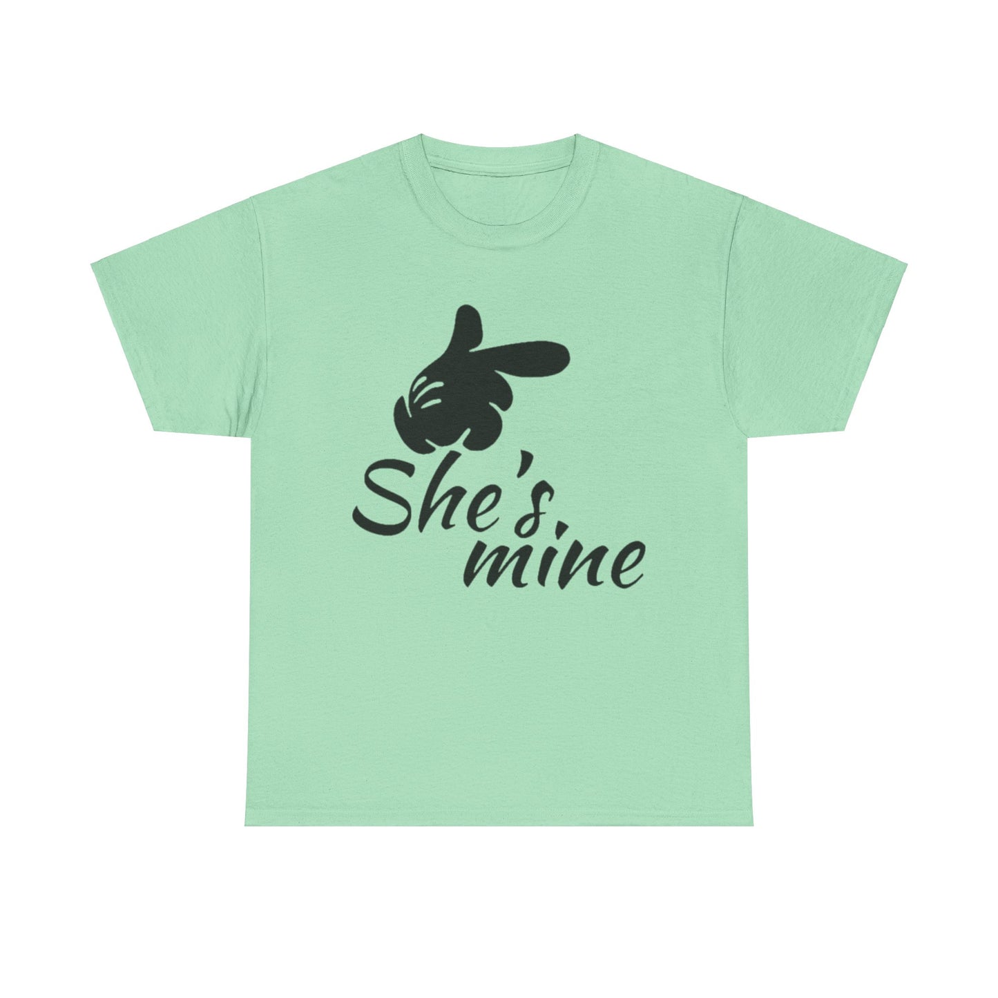 HE'S MINE/SHE'S MINE Couples Tshirt 2