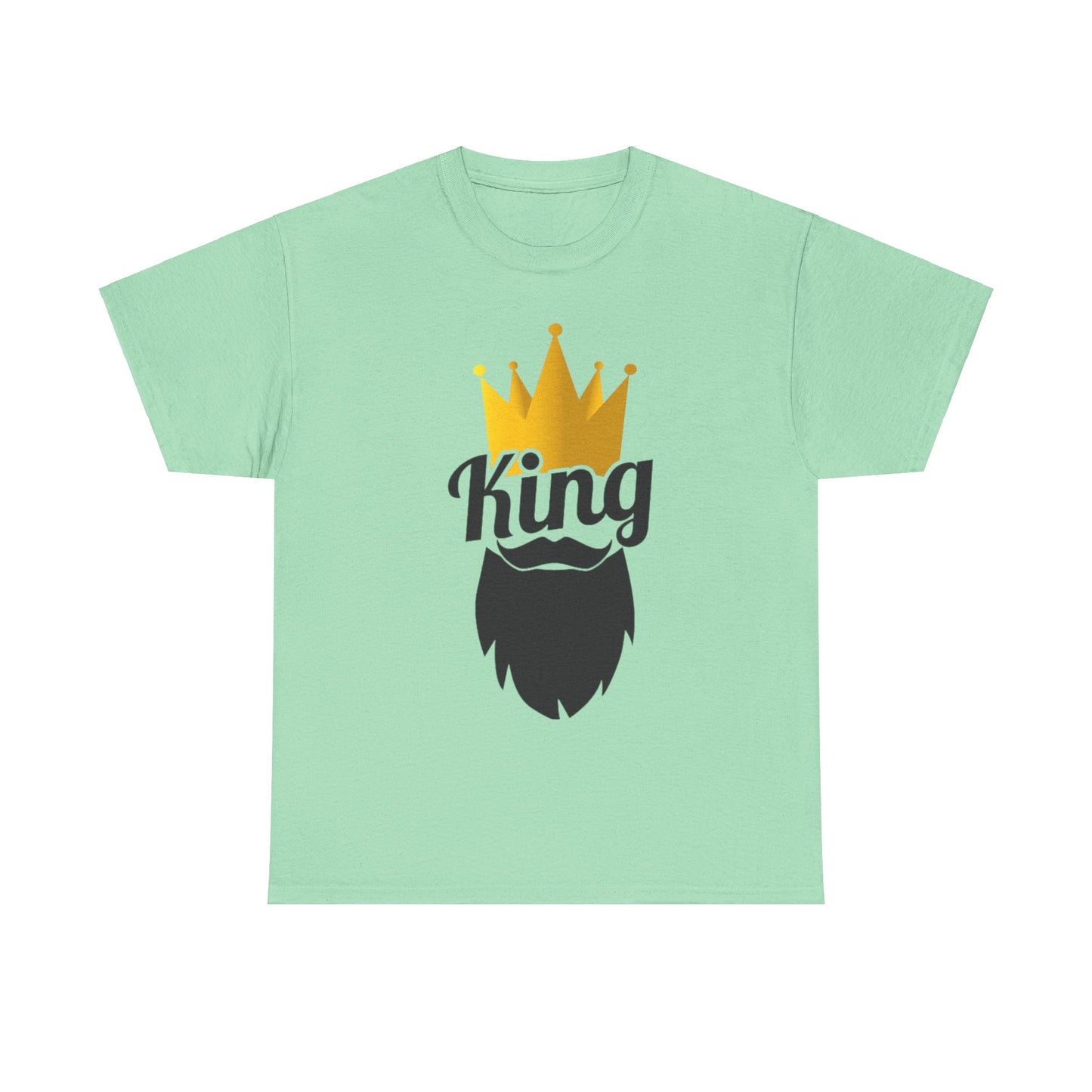 KING MUSTACHE/QUEEN LIPS Couples Tshirt 1 - Couples Fashion Wear