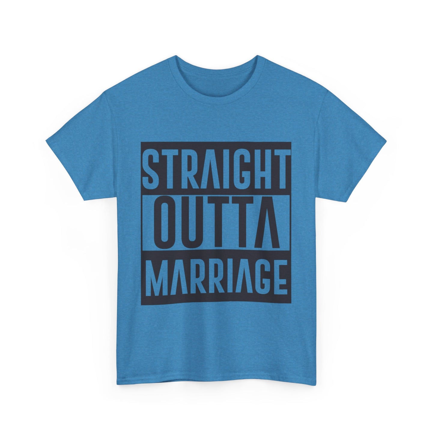 STRAIGHT OUTTA MARRIAGE Couples Tshirt 2