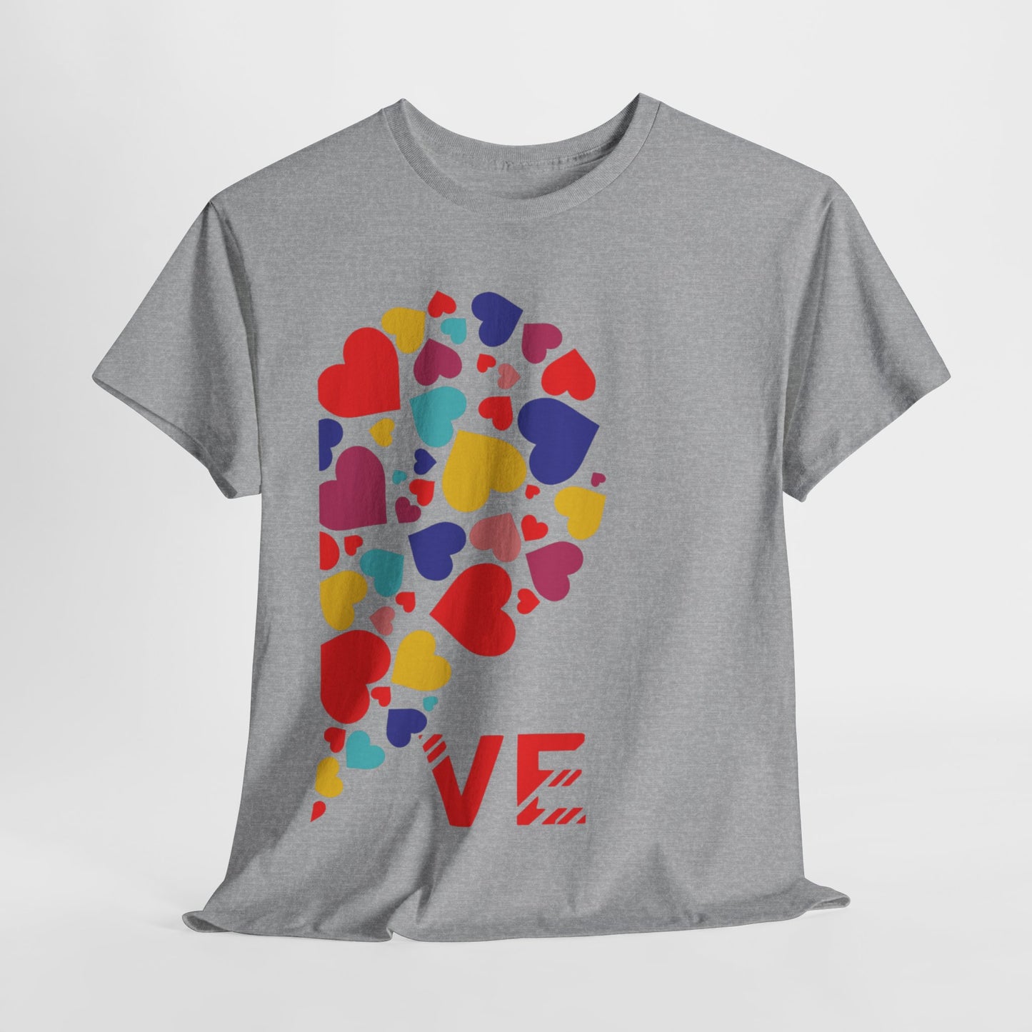 LO/VE HALF MINI HEARTS Couples Tshirt 2 - Couples Fashion Wear