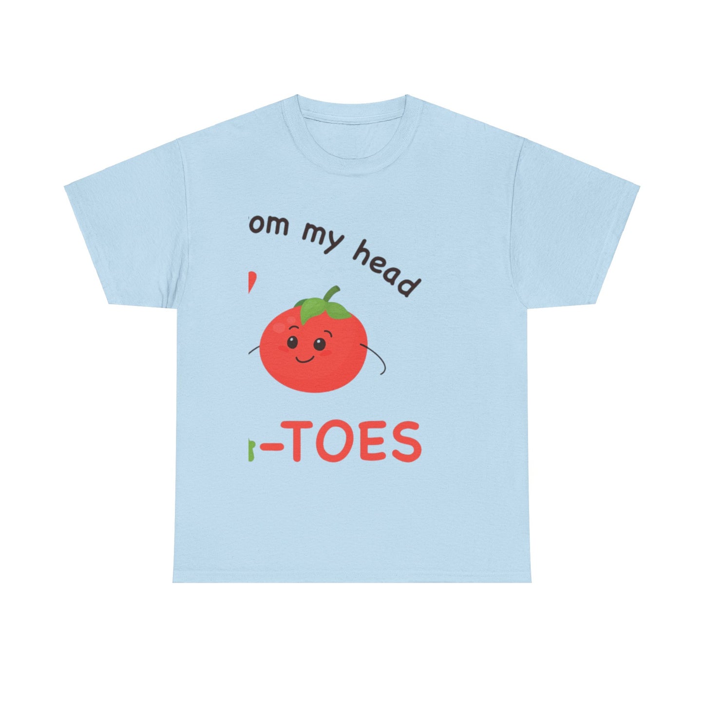 I LOVE YOU FROM MY HEAD TO-MA-TOES Couples Tshirt 2