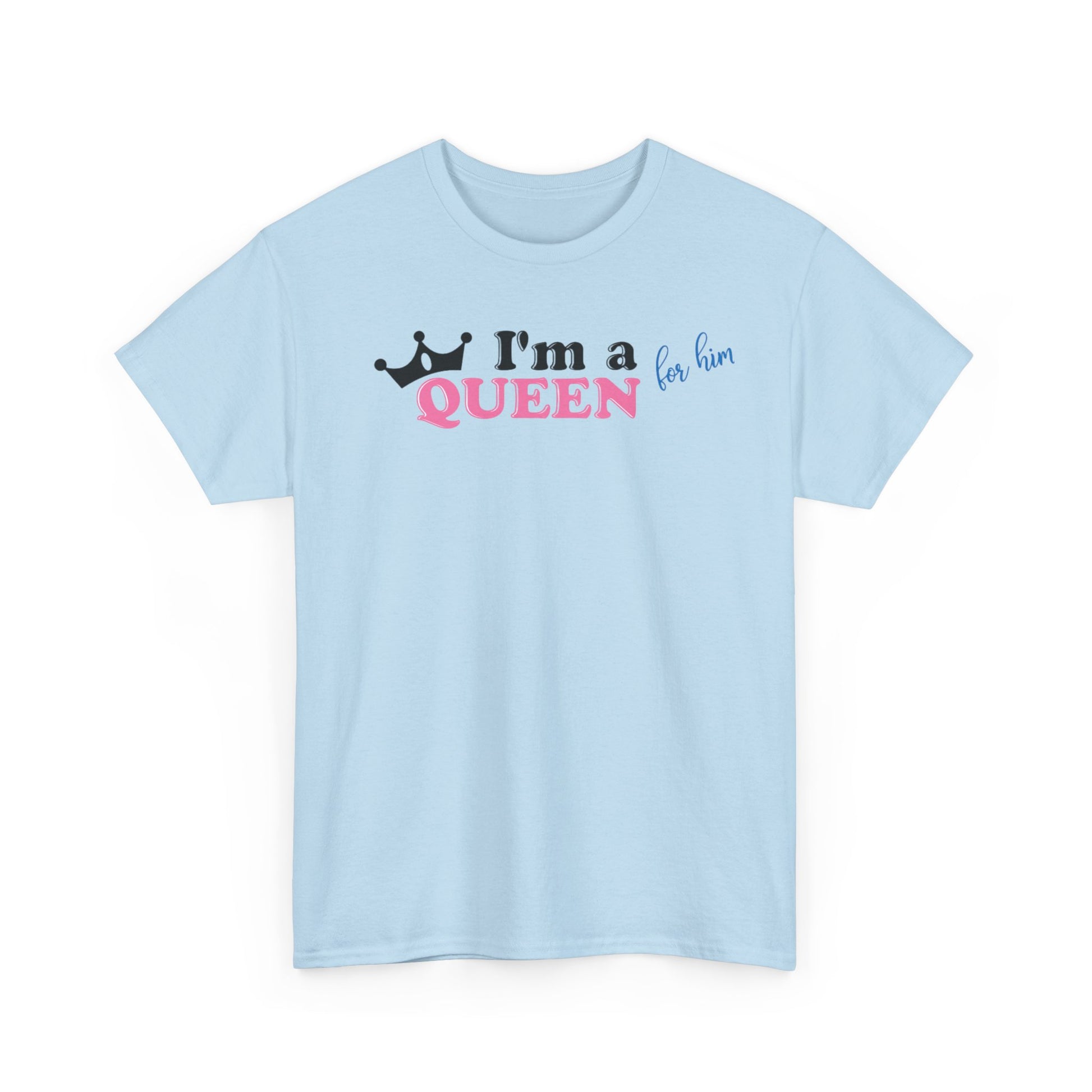 IM A KING For Her/ IM A QUEEN For Him Couples Tshirt 2 - Couples Fashion Wear Perfect for Martin Luther King Jr. Day 2025