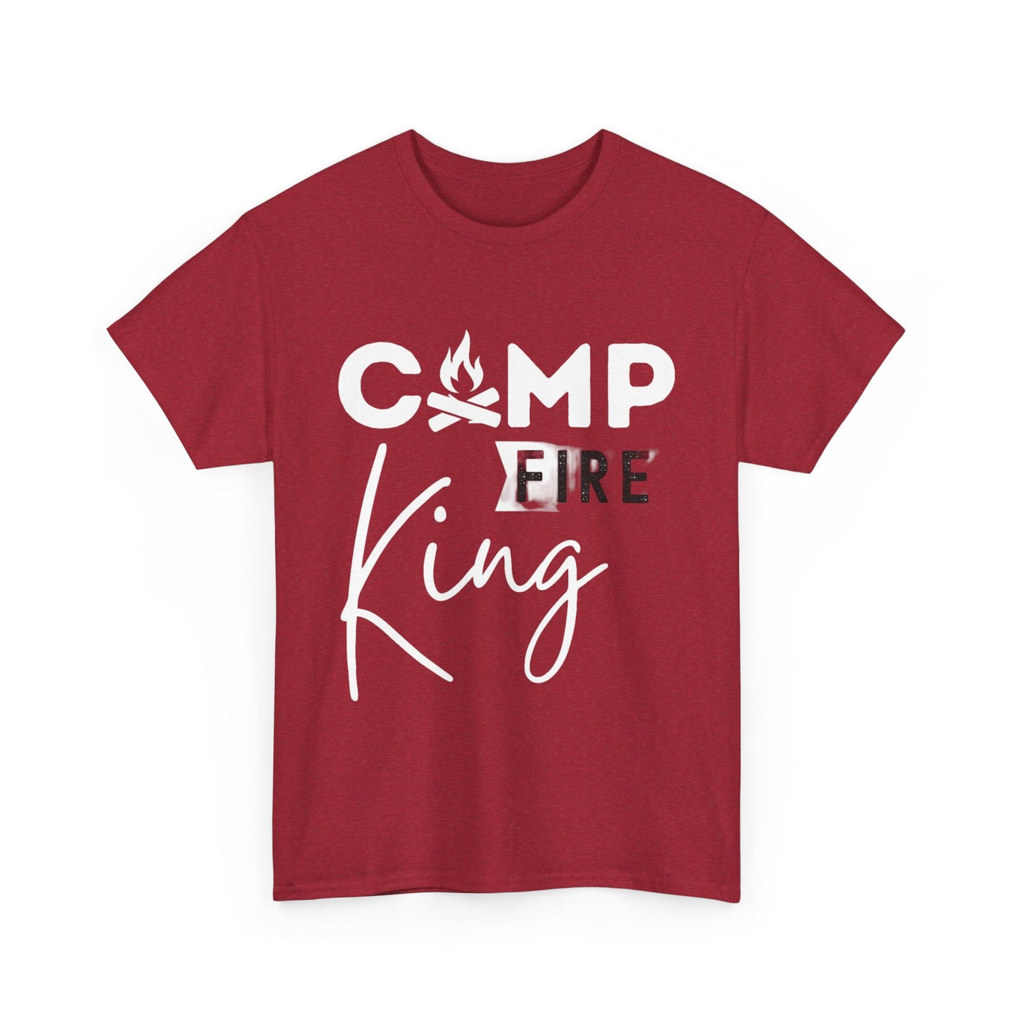 CAMP FIRE KING/ CAMP FIRE QUEEN Couples Tshirt 1