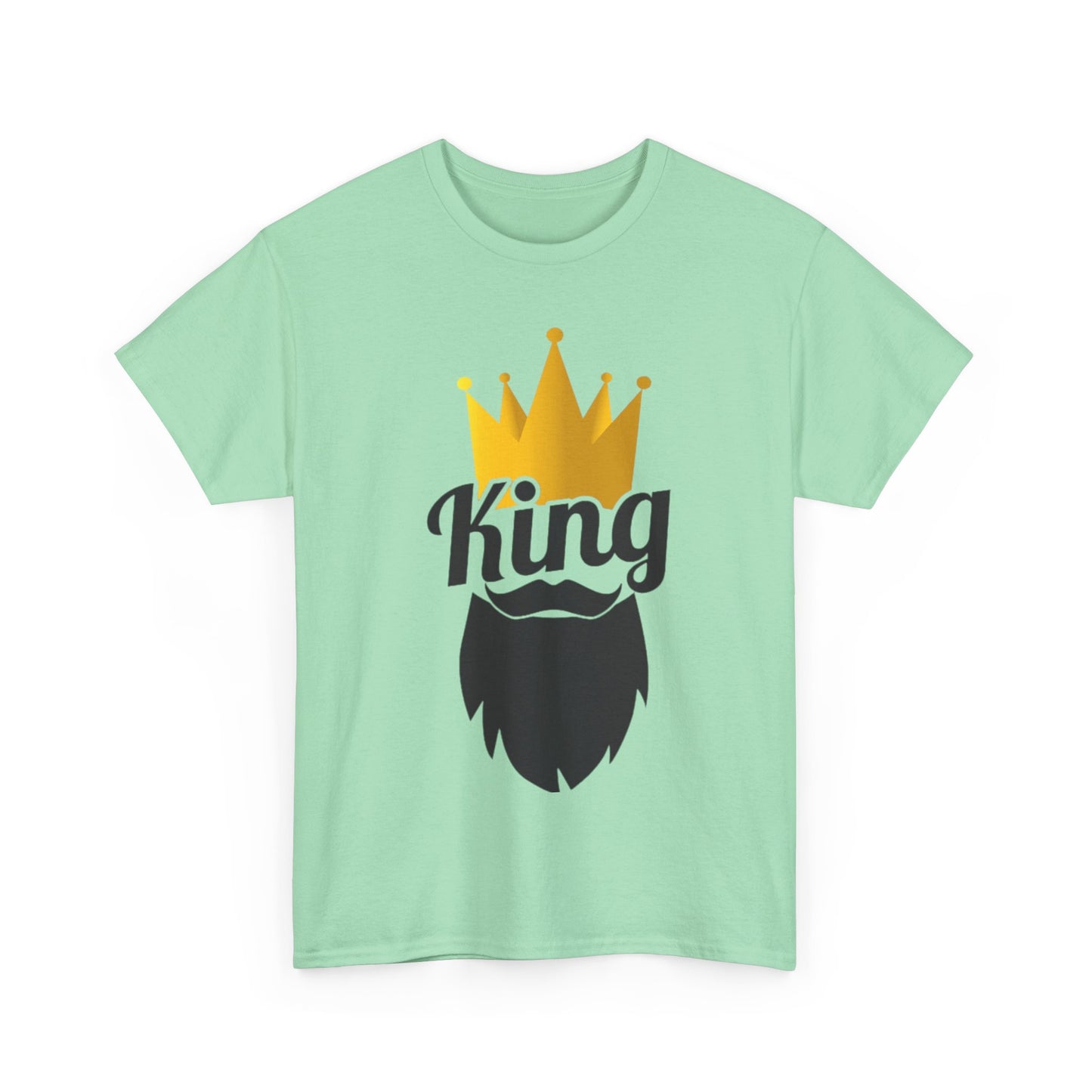 KING MUSTACHE/QUEEN LIPS Couples Tshirt 1 - Couples Fashion Wear