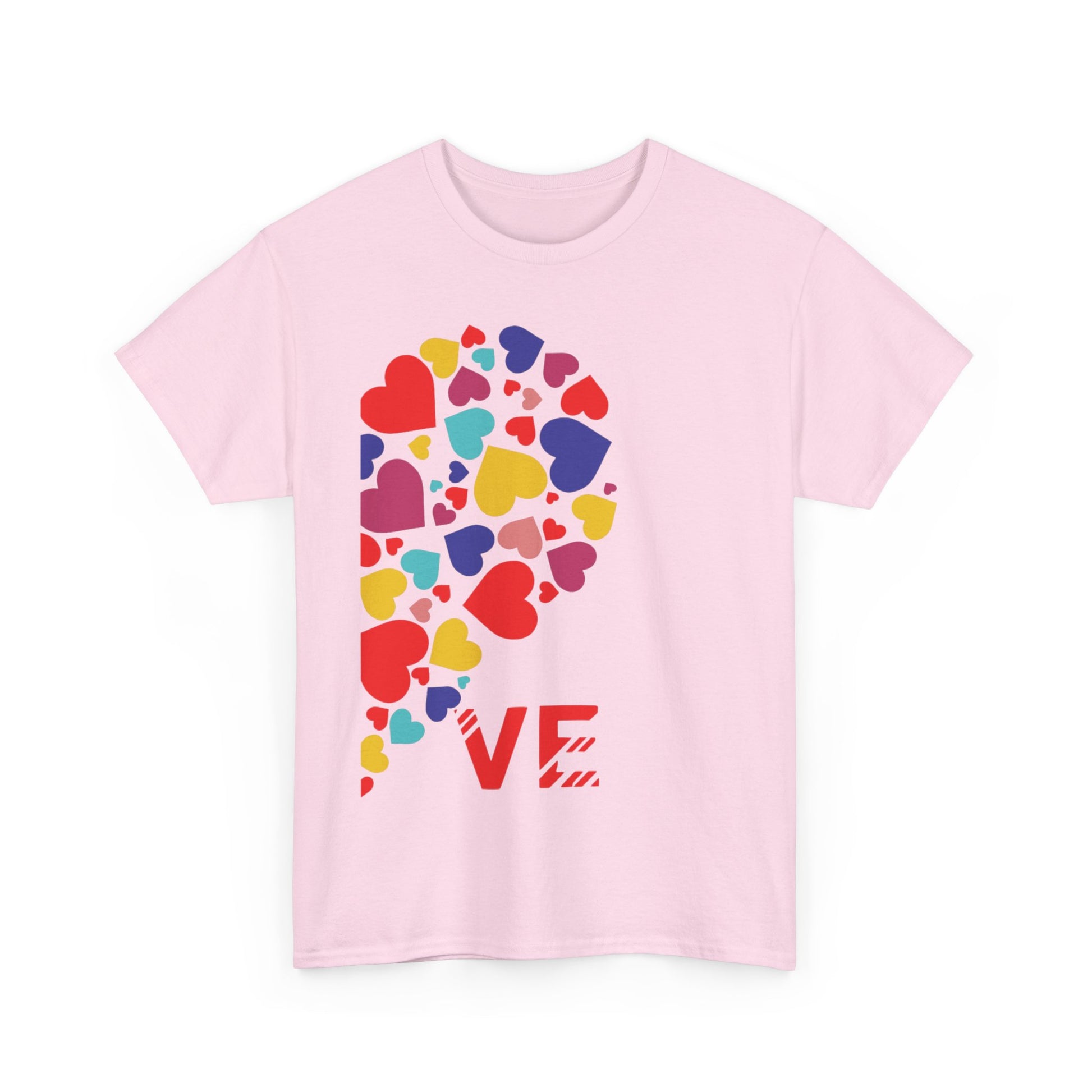 LO/VE HALF MINI HEARTS Couples Tshirt 2 - Couples Fashion Wear