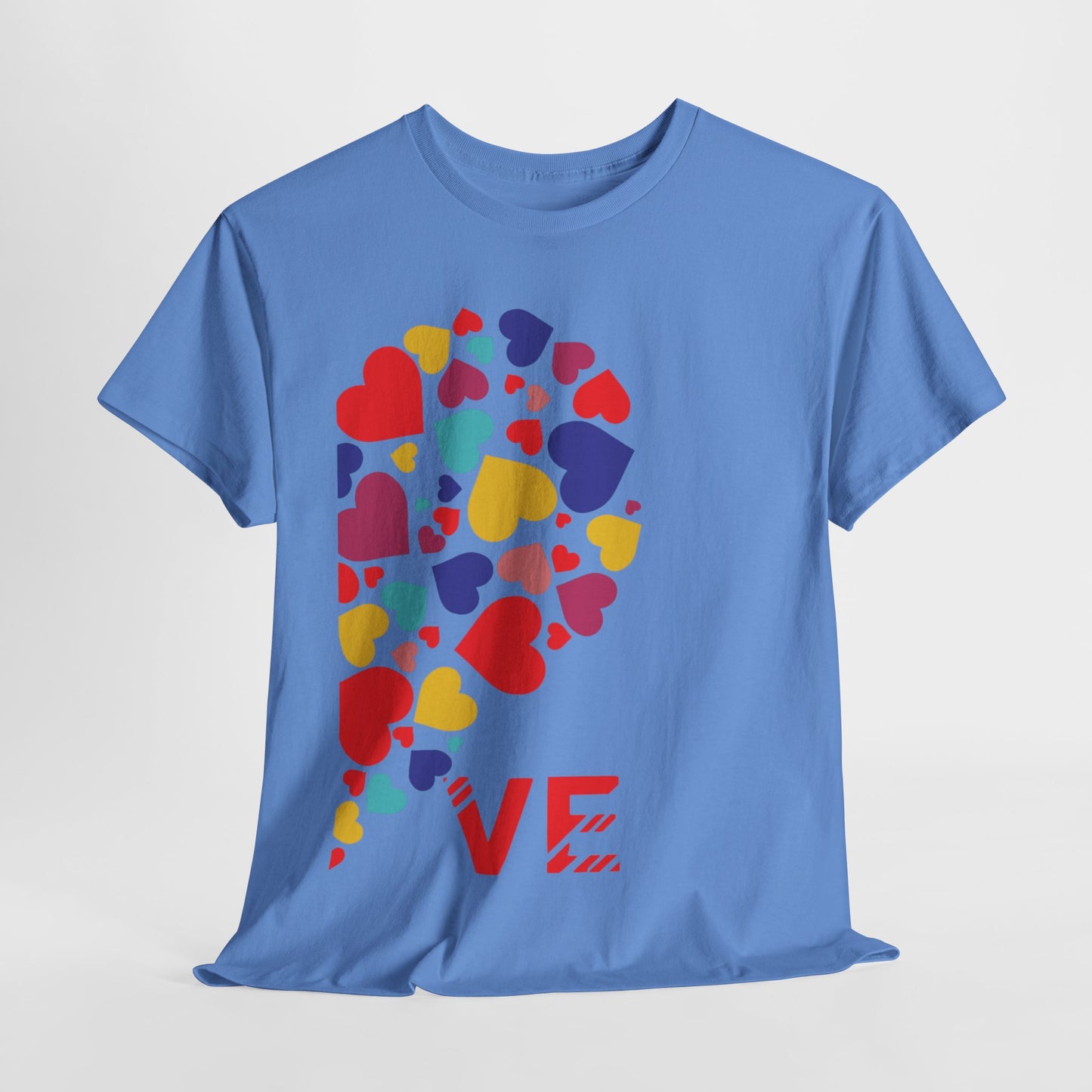 LO/VE HALF MINI HEARTS Couples Tshirt 2 - Couples Fashion Wear