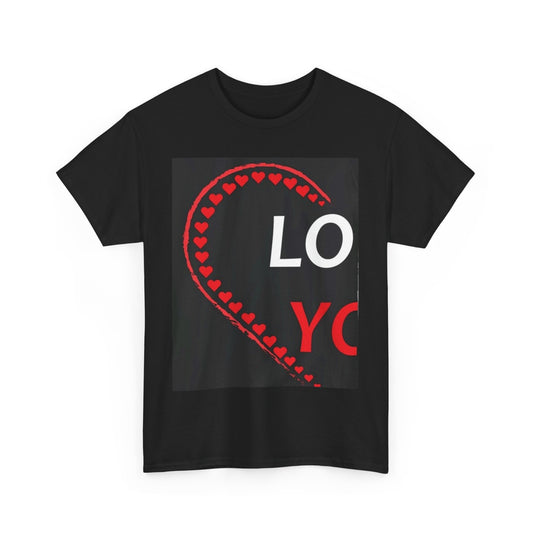 LO/VE HALF HEARTS Couples Tshirt 1 - Couples Fashion Wear