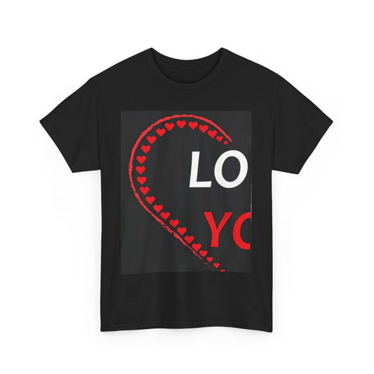 LOVE YOU HALF HEART Couples Tshirt 1