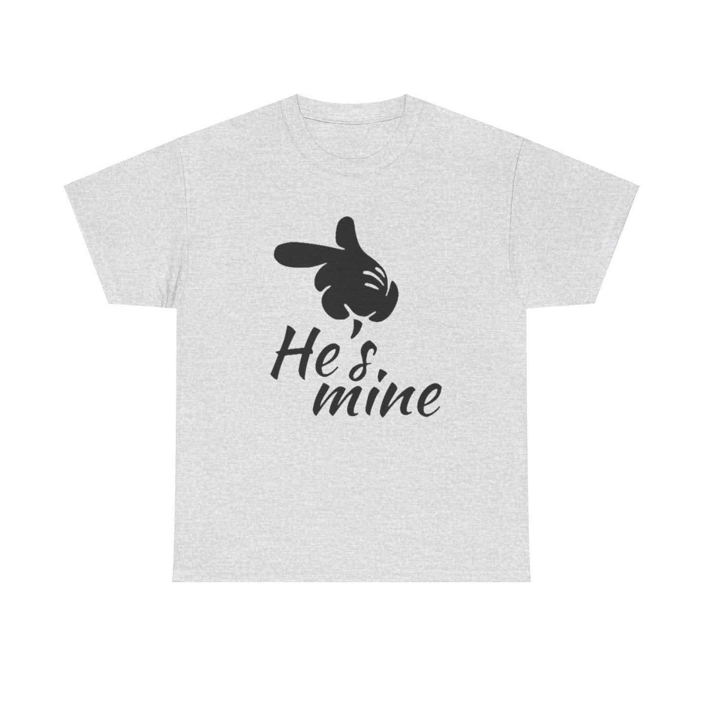 HE'S MINE/SHE'S MINE Couples Tshirt 1