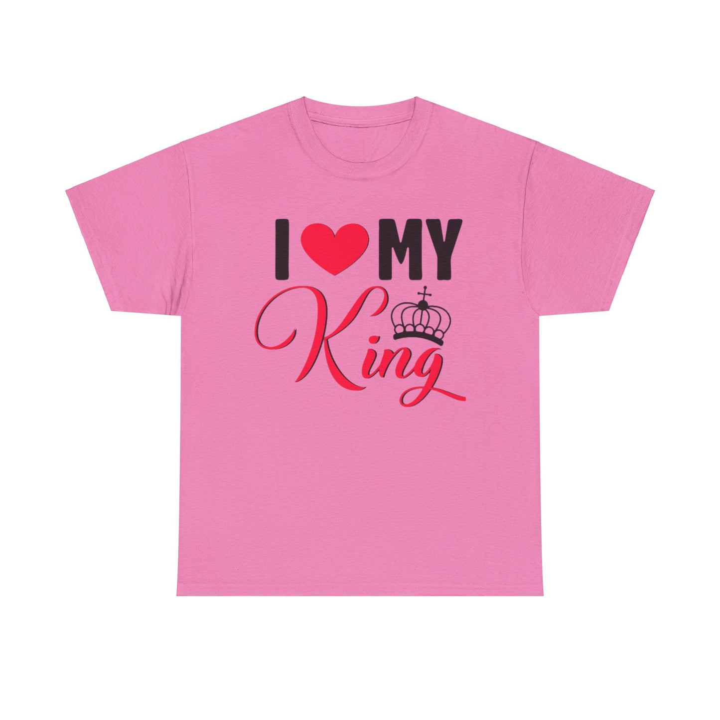 I LOVE MY KING/ I LOVE MY QUEEN Couples Tshirt 1