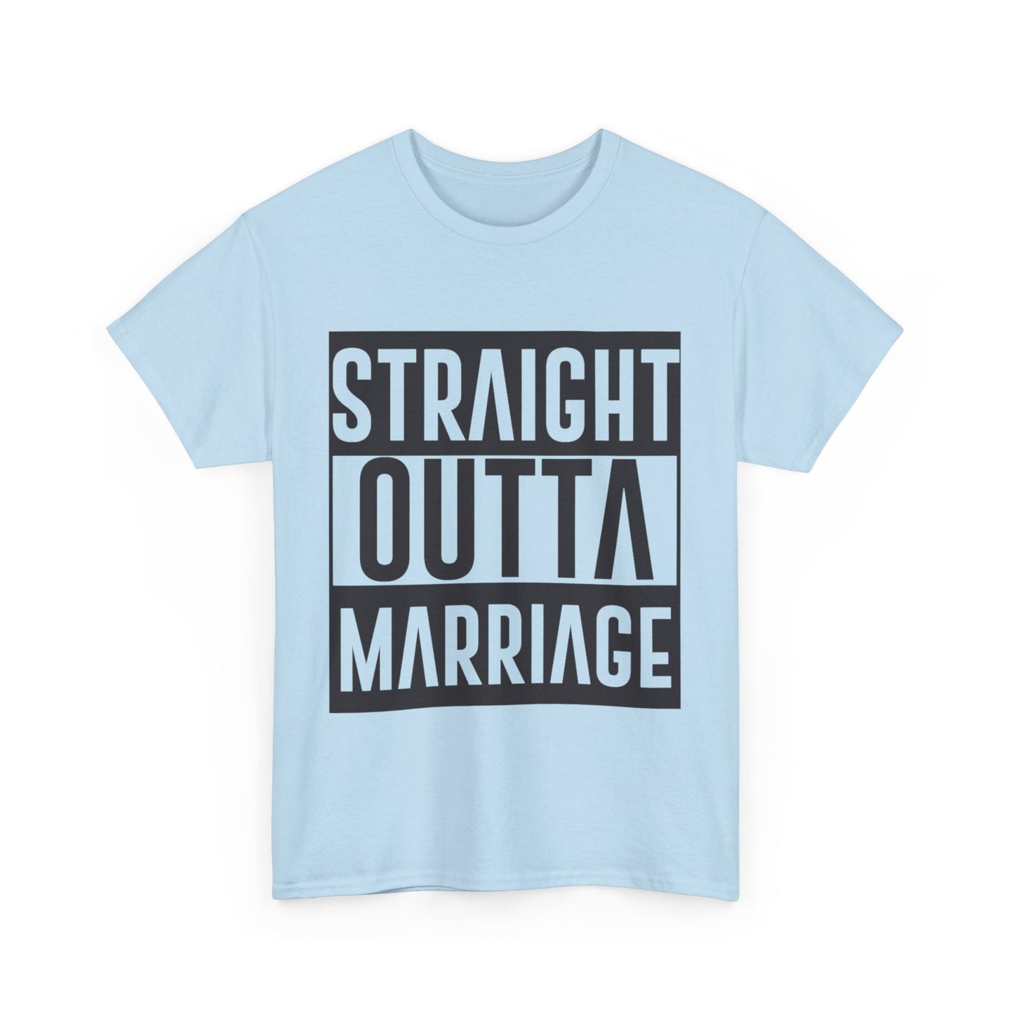 STRAIGHT OUTTA MARRIAGE Couples Tshirt 2