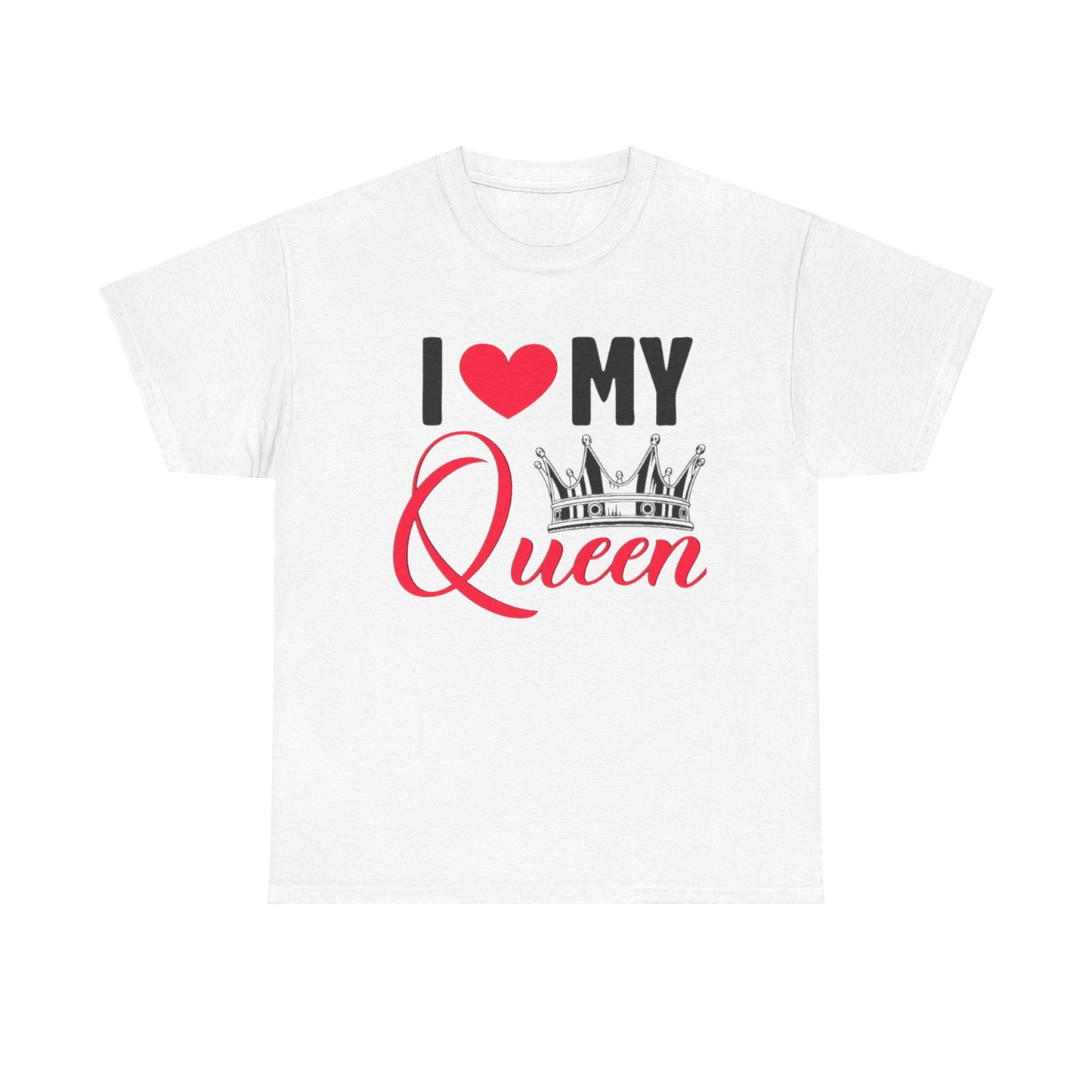 I LOVE MY KING/ I LOVE MY QUEEN Couples Tshirt 2