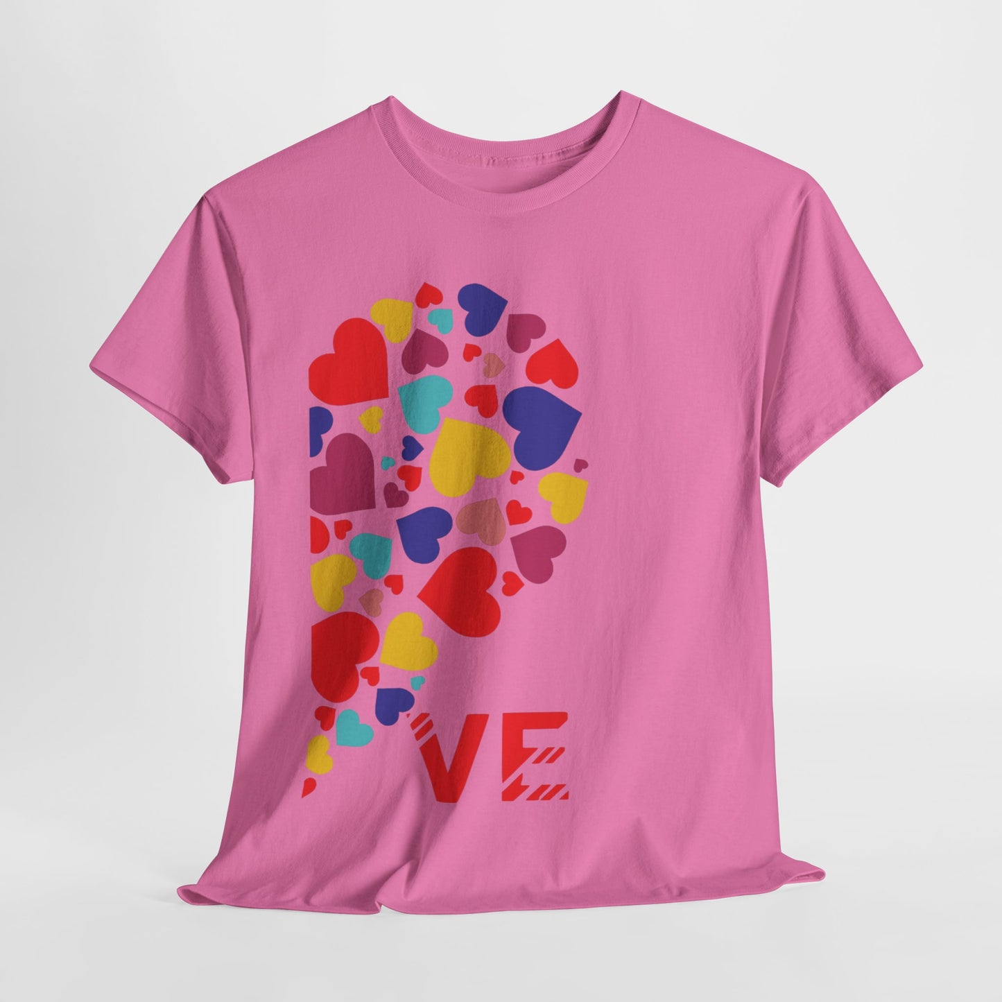 LO/VE HALF MINI HEARTS Couples Tshirt 2 - Couples Fashion Wear