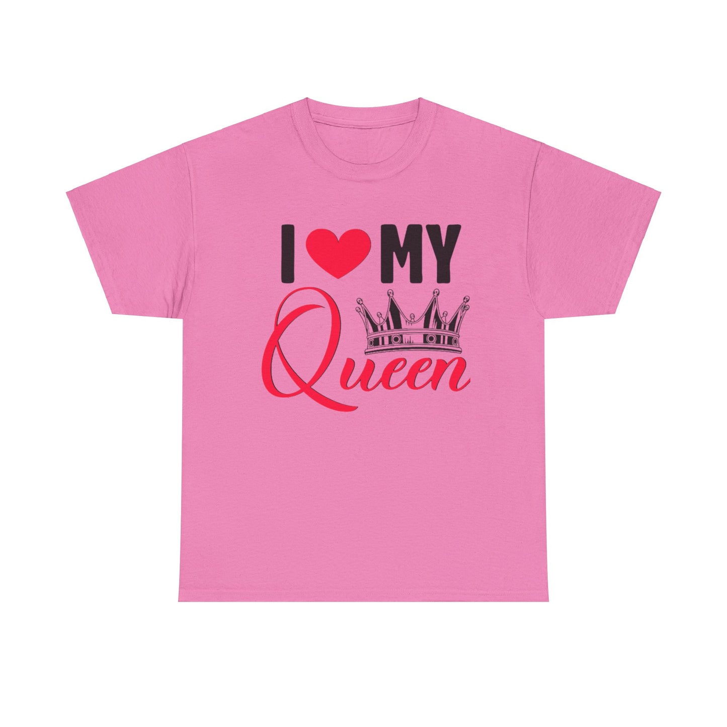 I LOVE MY KING/ I LOVE MY QUEEN Couples Tshirt 2