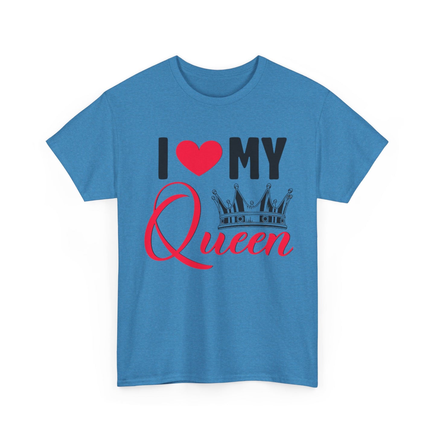 I LOVE MY KING/ I LOVE MY QUEEN Couples Tshirt 2