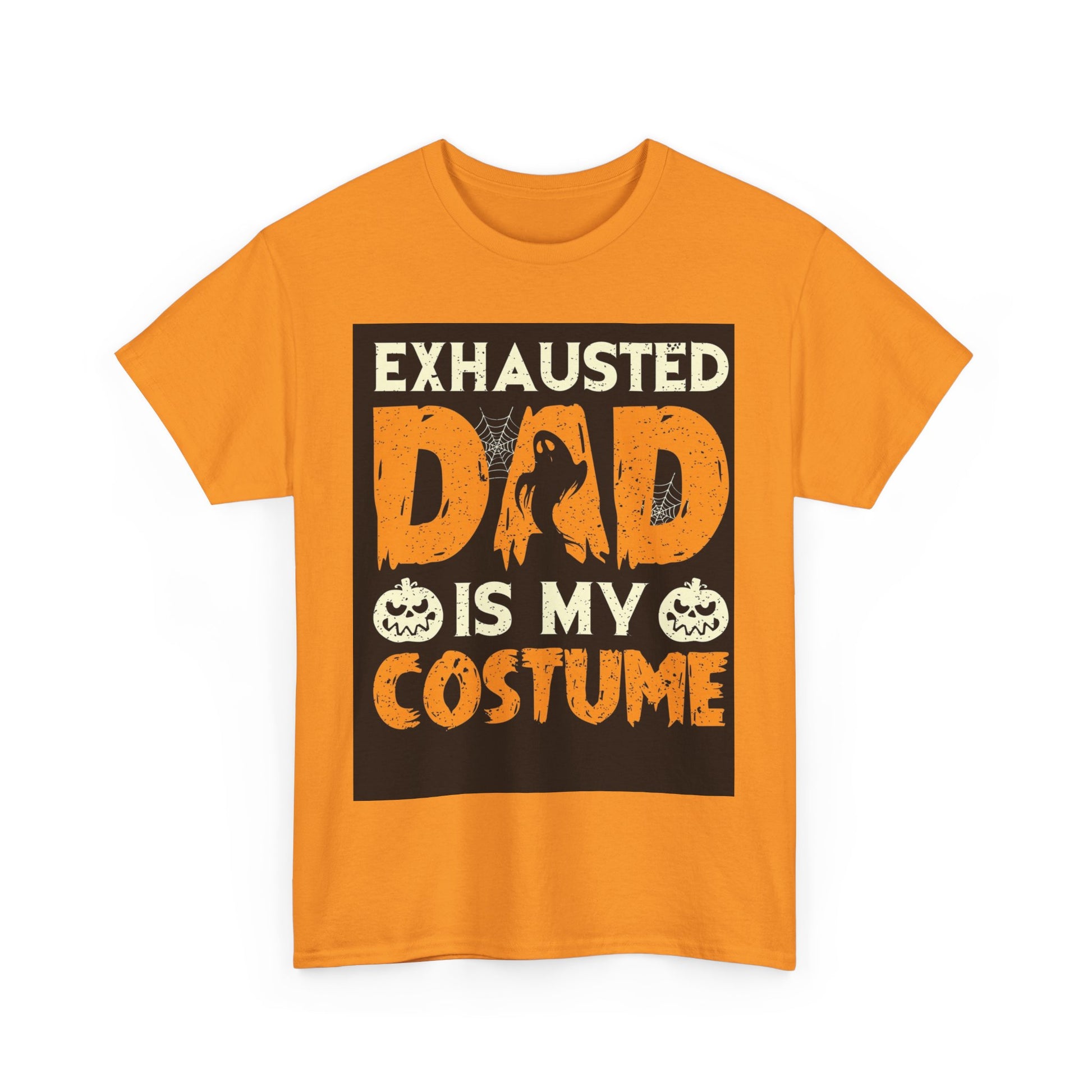 EXHAUSTED DAD IS MY COSTUME/EXHAUSTED MOM IS MY COSTUME Couples Tshirts 1 - Couples Fashion Wear