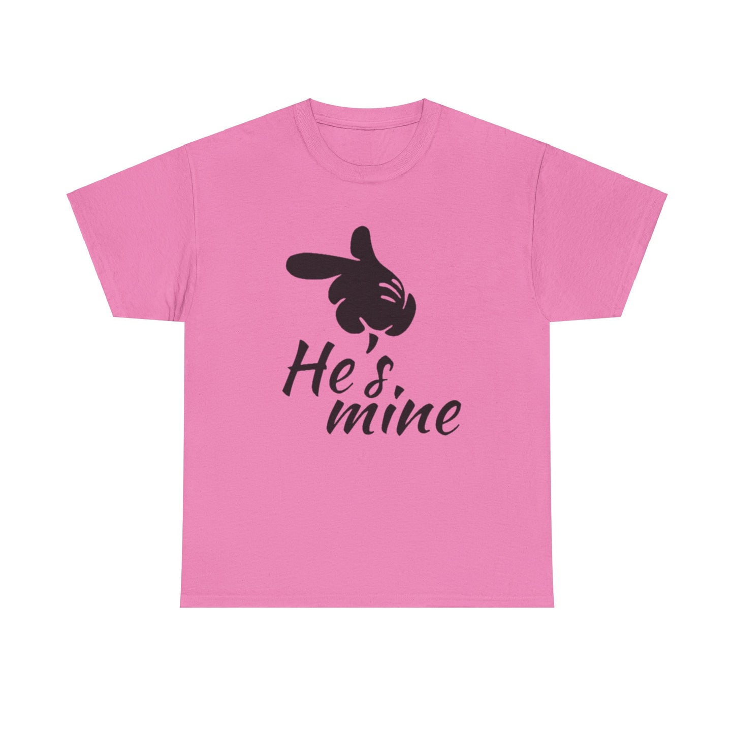 HE'S MINE/SHE'S MINE Couples Tshirt 1