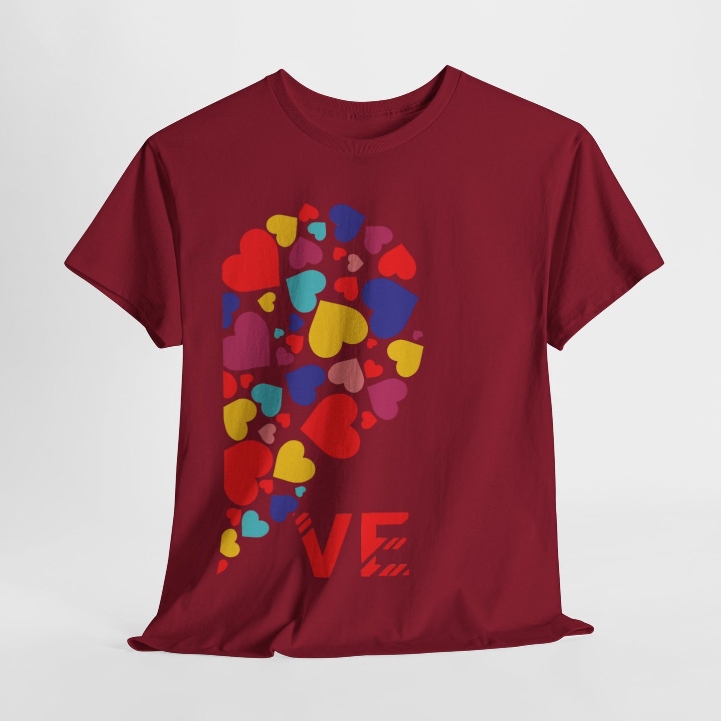 LO/VE HALF MINI HEARTS Couples Tshirt 2 - Couples Fashion Wear