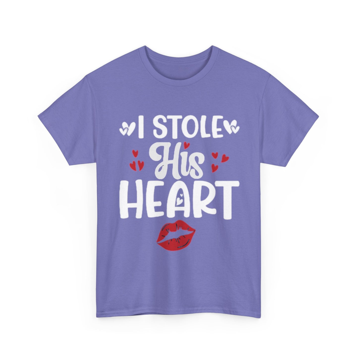 I STOLE HIS HEART/ I STOLE HER HEART Couples Tshirt 1 - Couples Fashion Wear