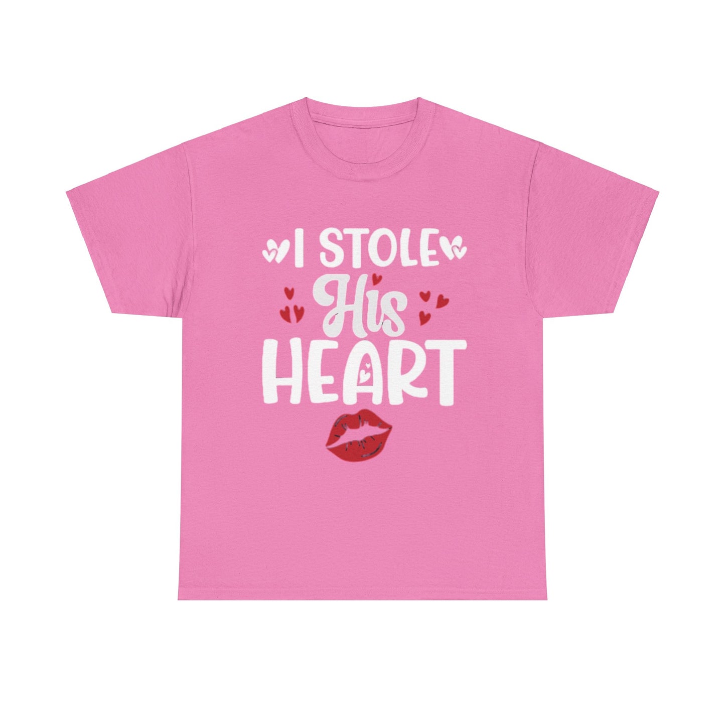 I STOLE HIS HEART/ I STOLE HER HEART Couples Tshirt 1 - Couples Fashion Wear