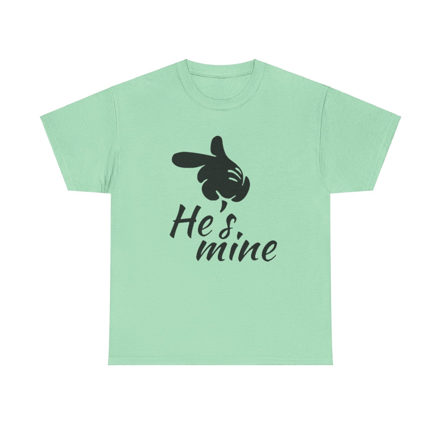 HE'S MINE/SHE'S MINE Couples Tshirt 1