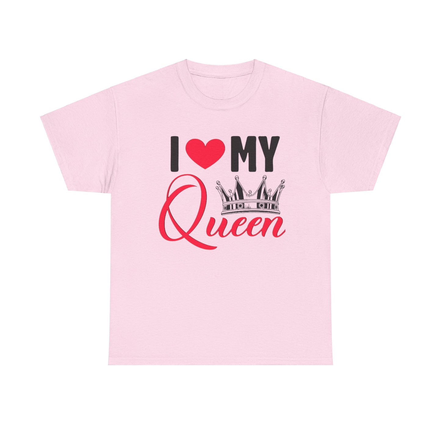 I LOVE MY KING/ I LOVE MY QUEEN Couples Tshirt 2