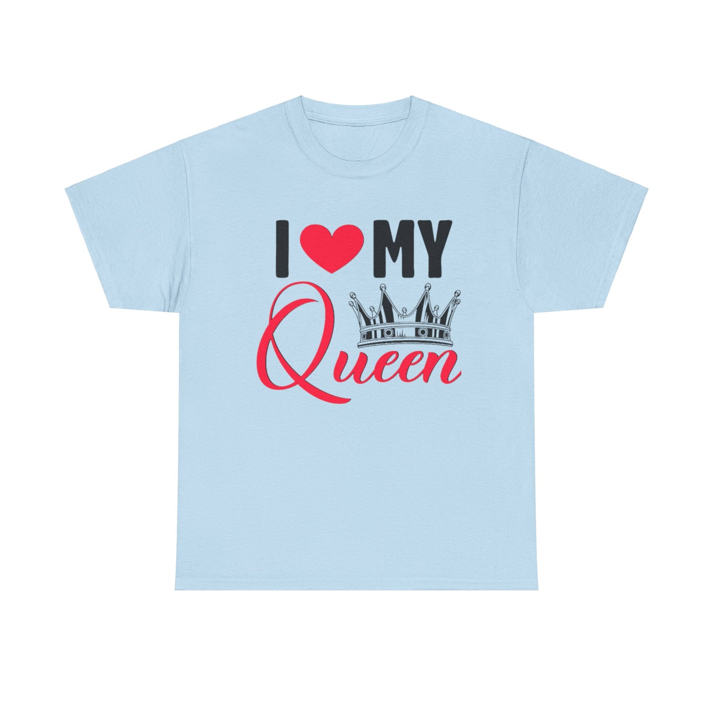 I LOVE MY KING/ I LOVE MY QUEEN Couples Tshirt 2