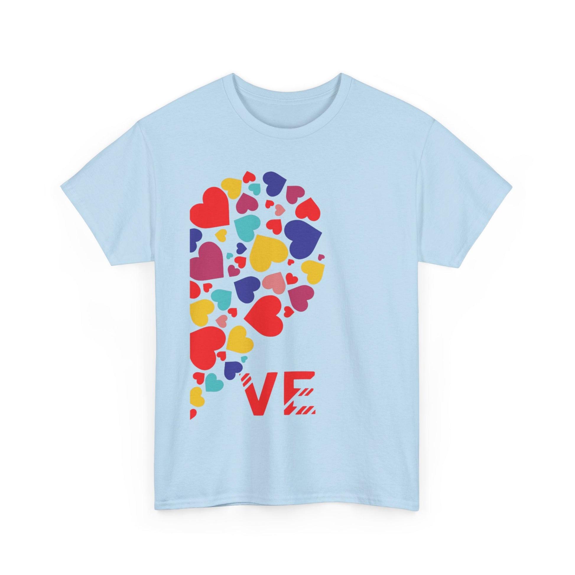 LO/VE HALF MINI HEARTS Couples Tshirt 2 - Couples Fashion Wear