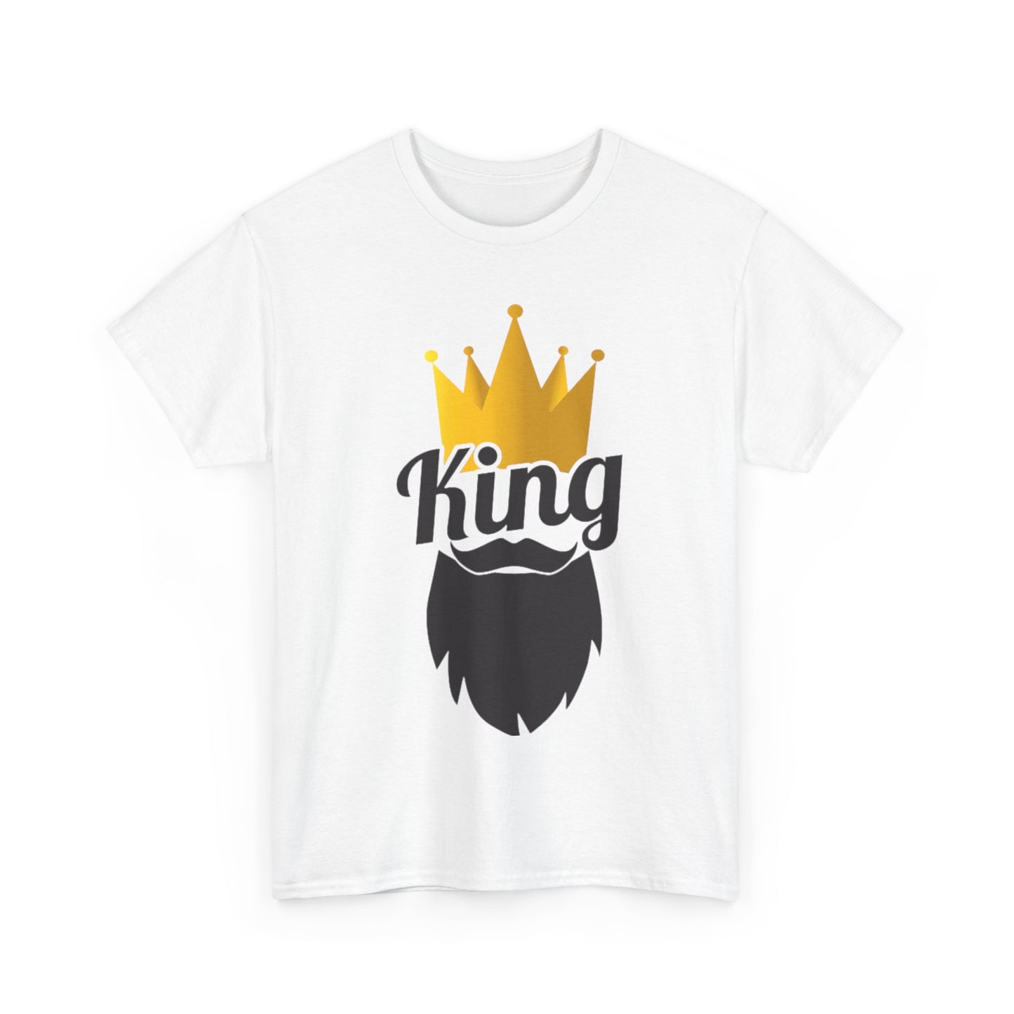 KING MUSTACHE/QUEEN LIPS Couples Tshirt 1 - Couples Fashion Wear