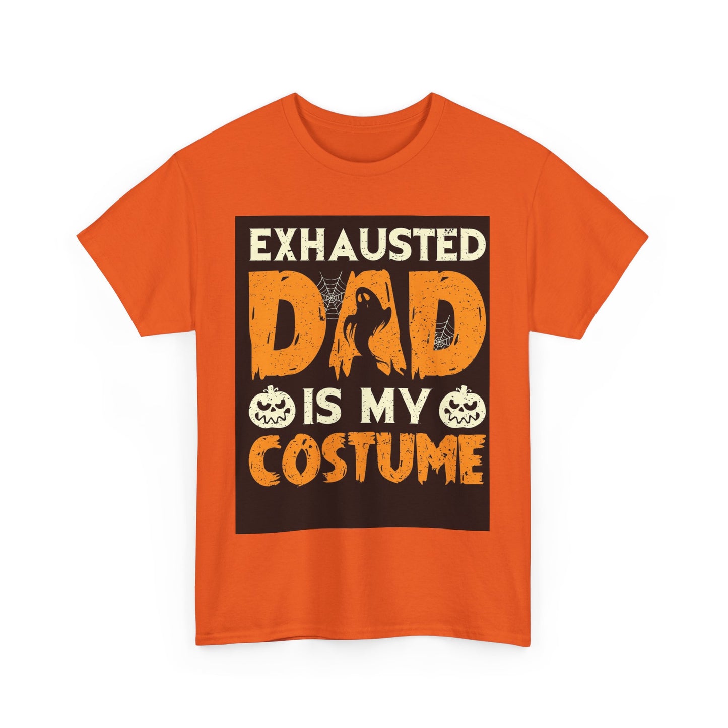 EXHAUSTED DAD IS MY COSTUME/EXHAUSTED MOM IS MY COSTUME Couples Tshirts 1 - Couples Fashion Wear