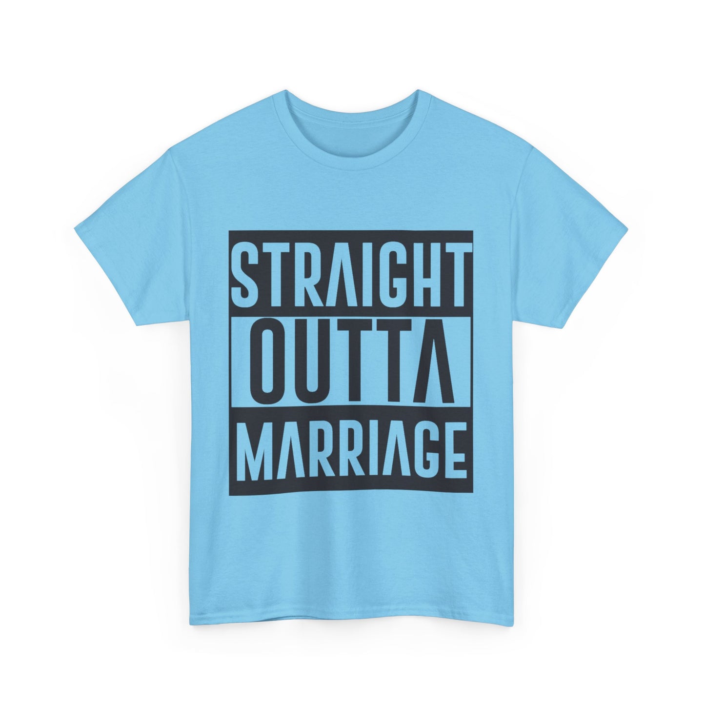 STRAIGHT OUTTA MARRIAGE Couples Tshirt 2