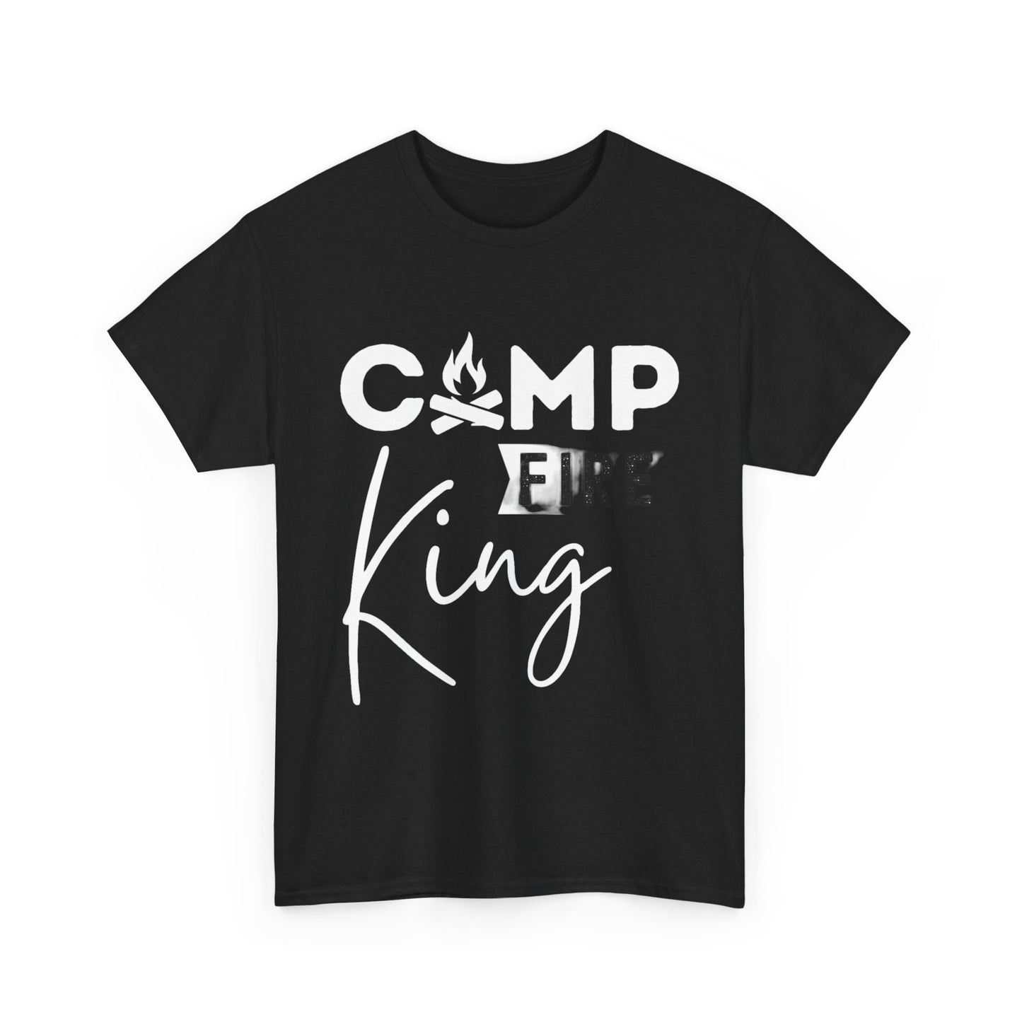 CAMP FIRE KING/ CAMP FIRE QUEEN Couples Tshirt 1