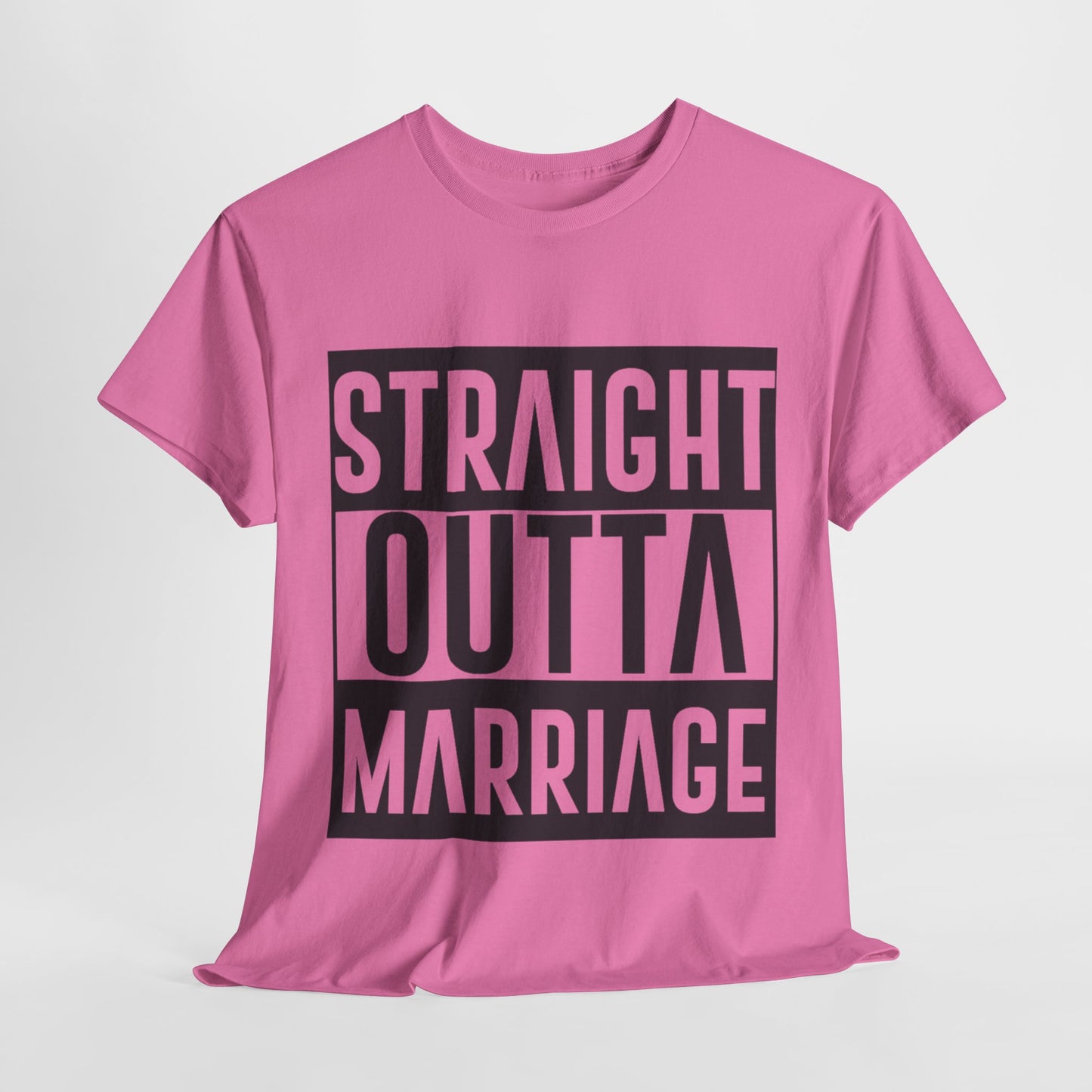 STRAIGHT OUTTA MARRIAGE Couples Tshirt 2