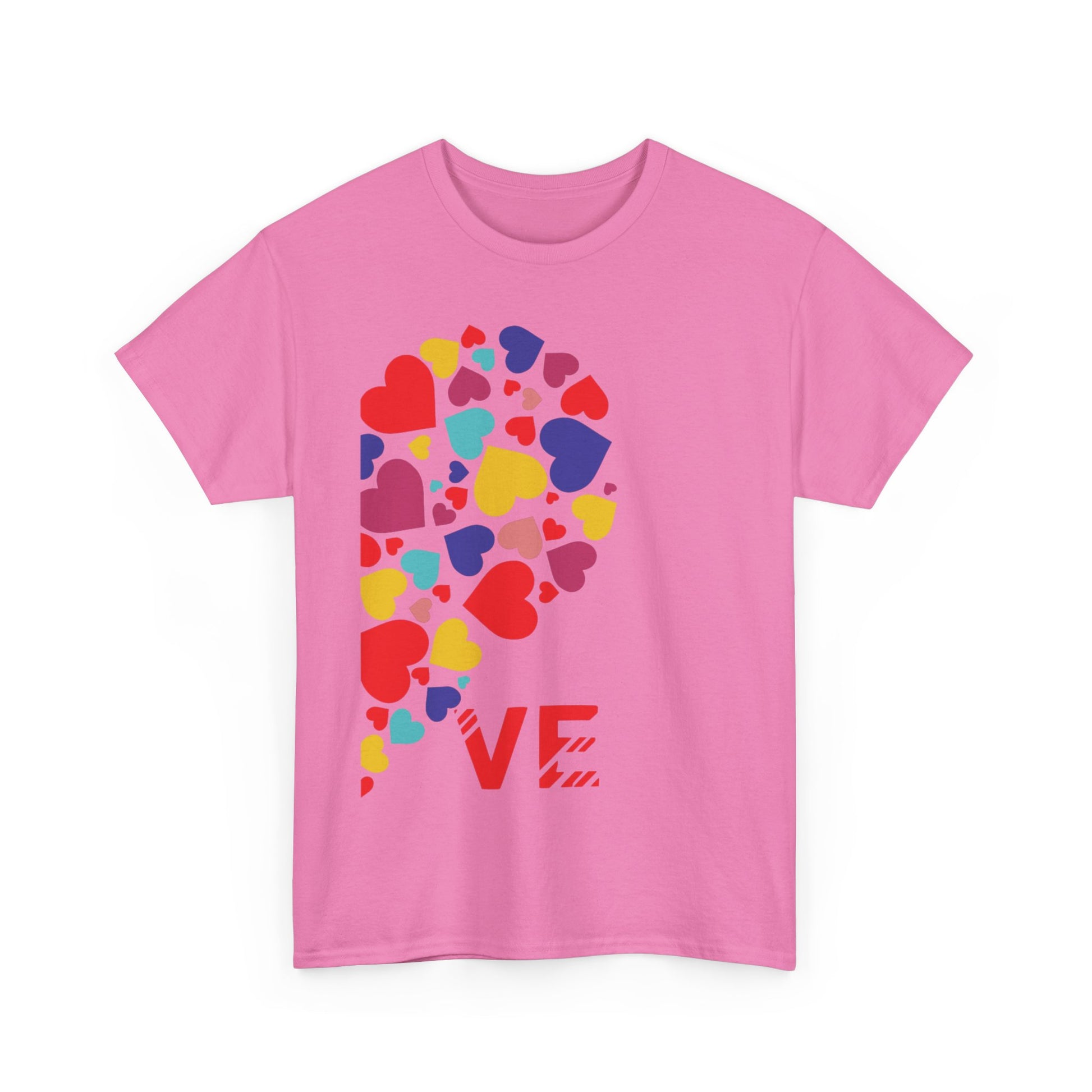 LO/VE HALF MINI HEARTS Couples Tshirt 2 - Couples Fashion Wear