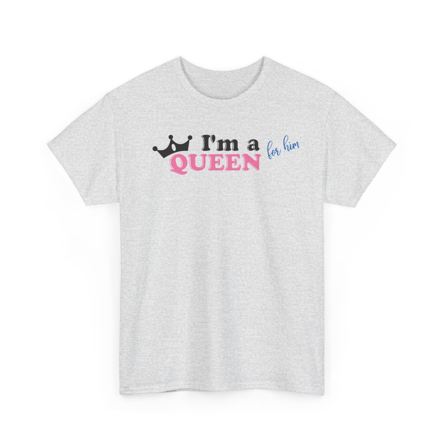 IM A KING For Her/ IM A QUEEN For Him Couples Tshirt 2 - Couples Fashion Wear Perfect for Martin Luther King Jr. Day 2025