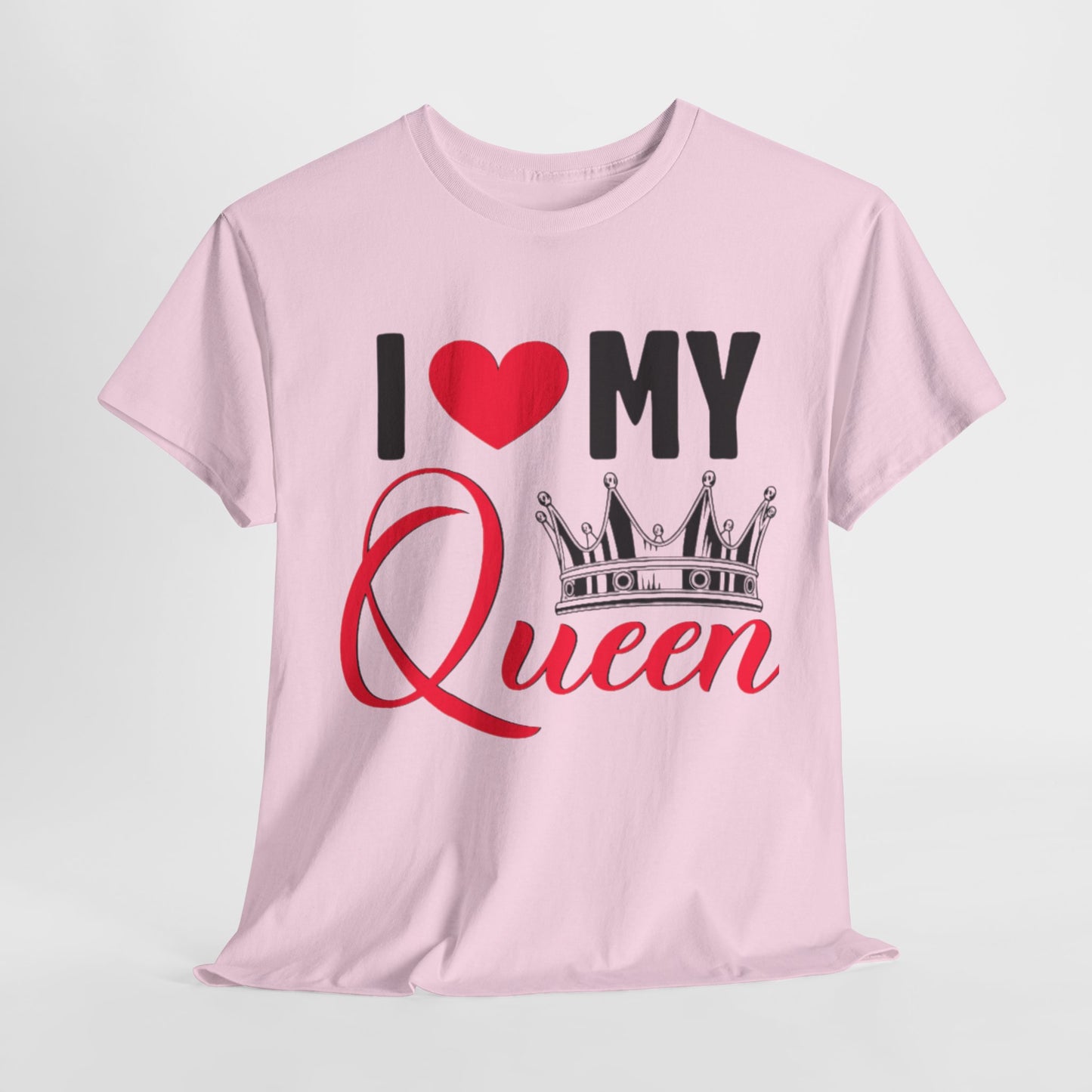 I LOVE MY KING/ I LOVE MY QUEEN Couples Tshirt 2